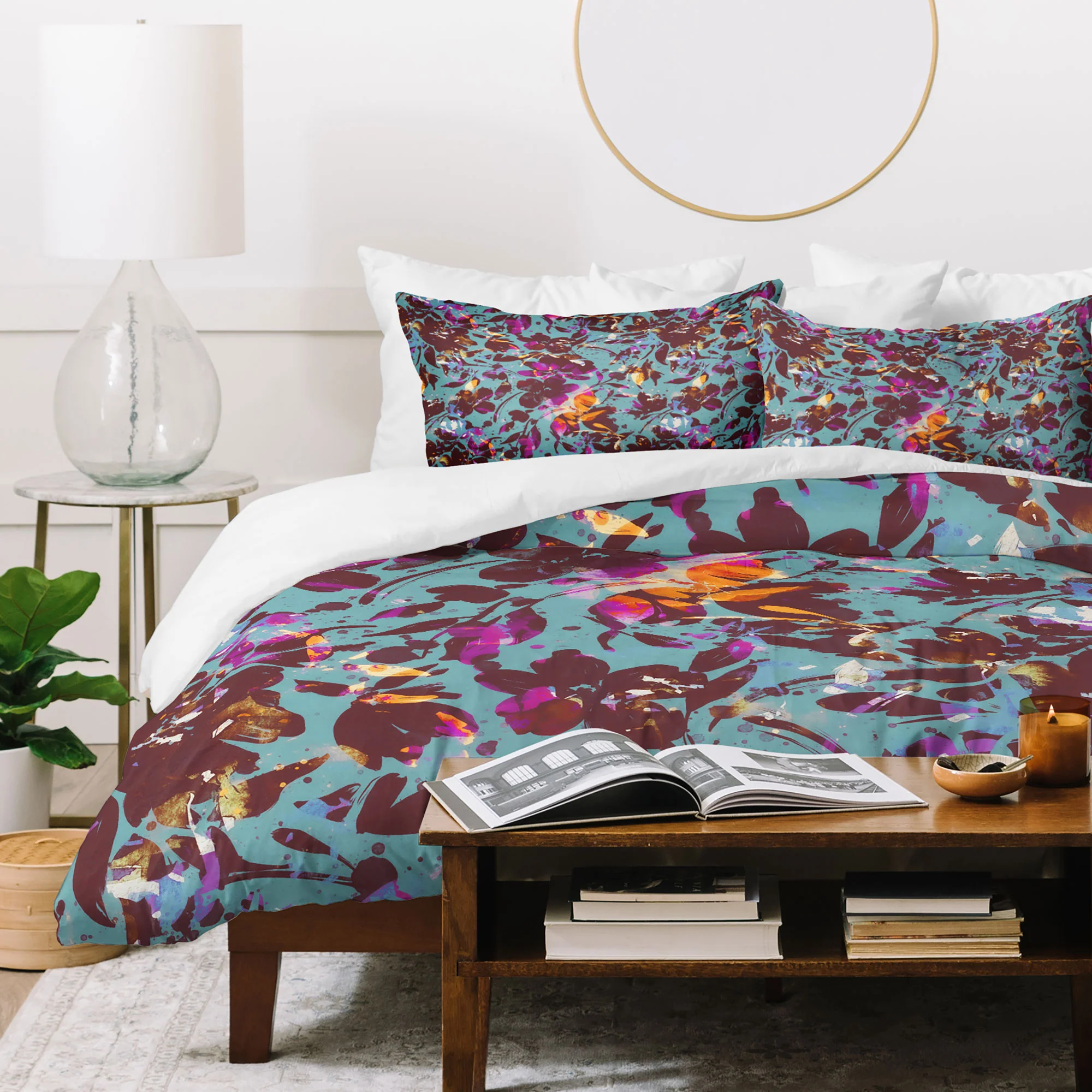 Marta Barragan Camarasa Bold Floral Expression Duvet Cover - Image 27
