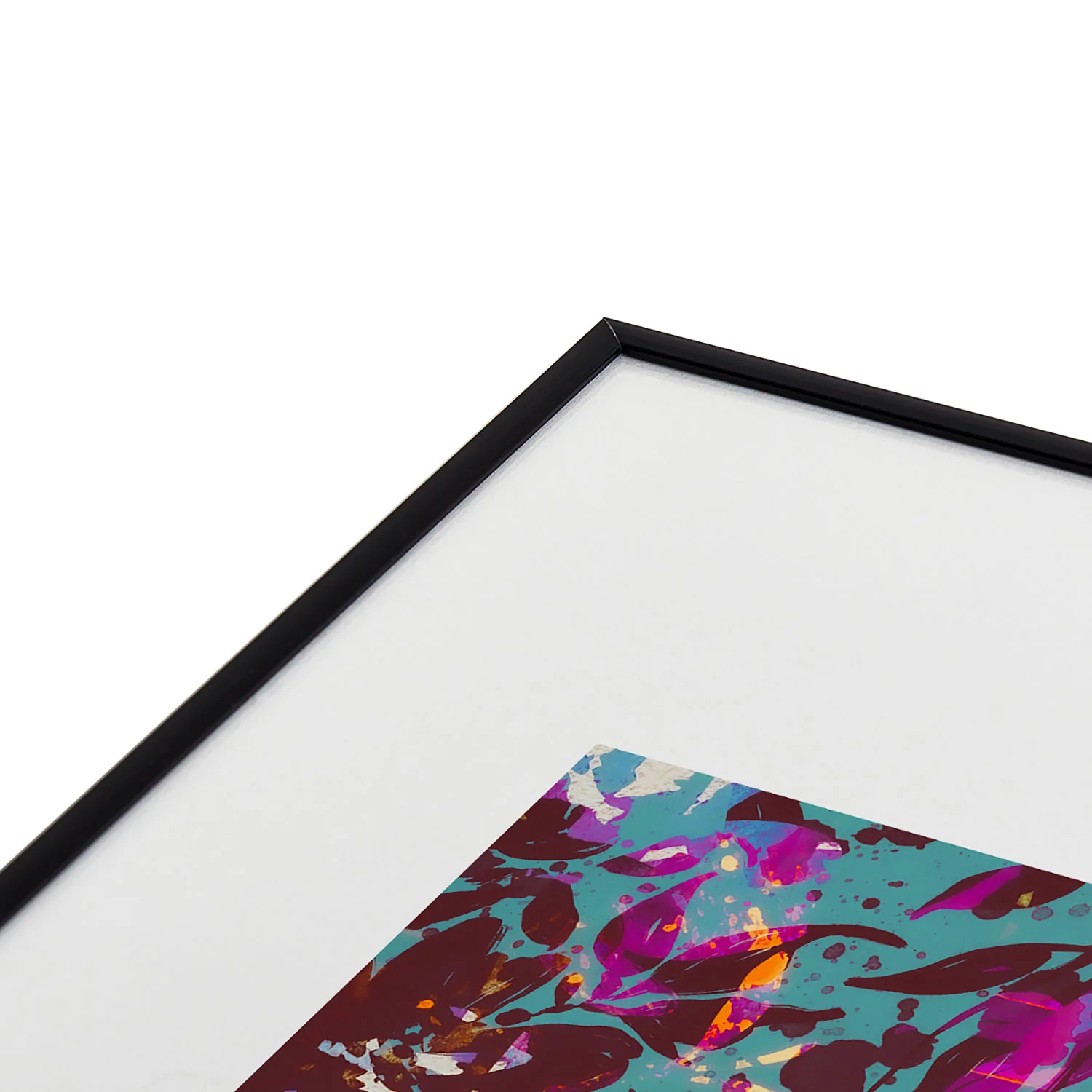 Marta Barragan Camarasa Bold Floral Expression Metal Framed Art Print - Image 35