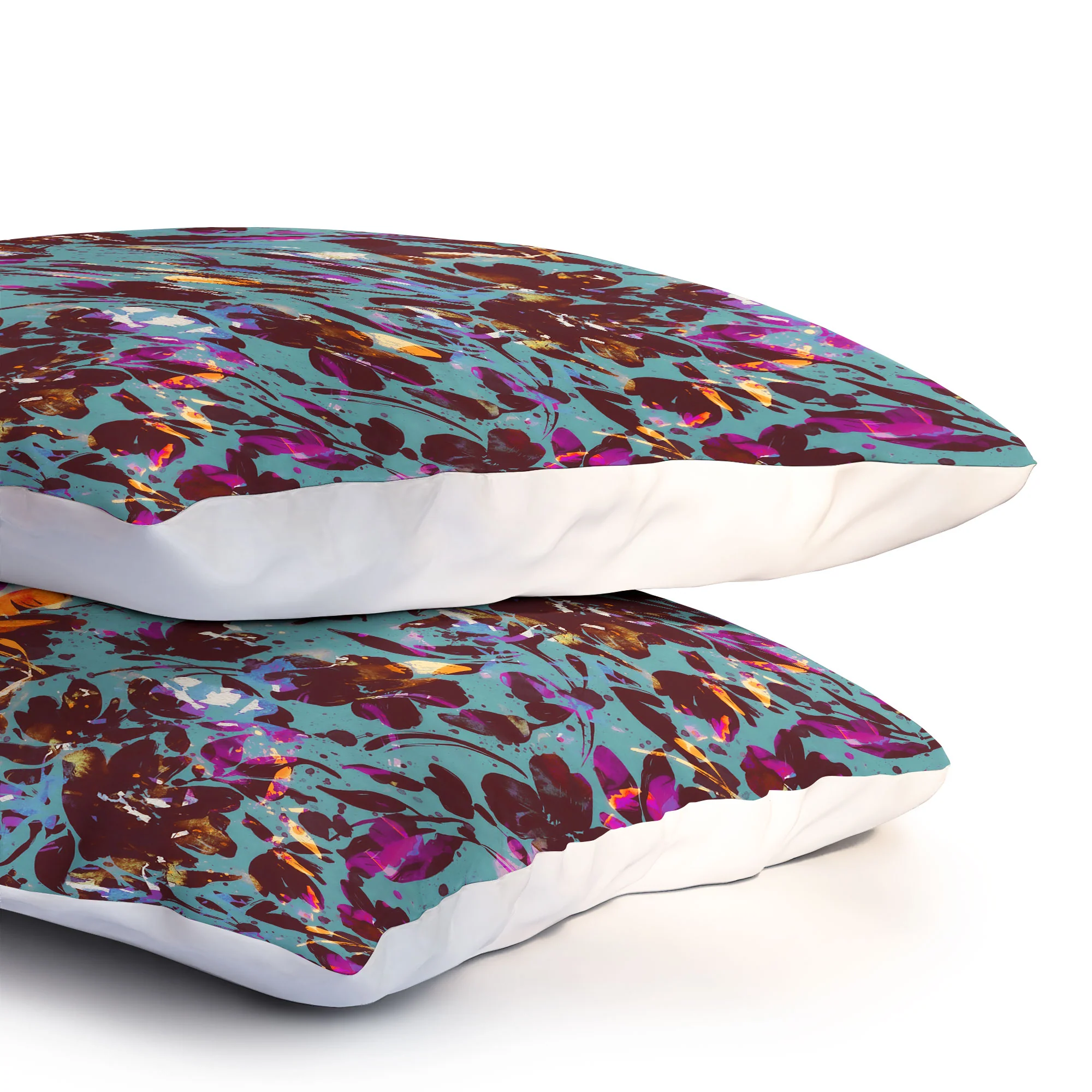 Marta Barragan Camarasa Bold Floral Expression Pillow Shams - Image 3