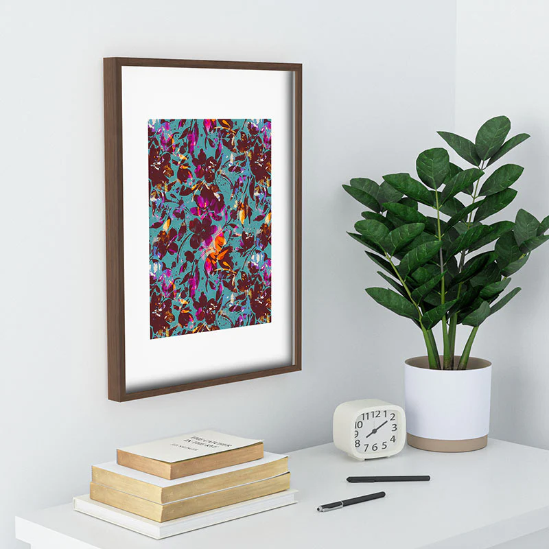 Marta Barragan Camarasa Bold Floral Expression Recessed Framing Rectangle - Image 24