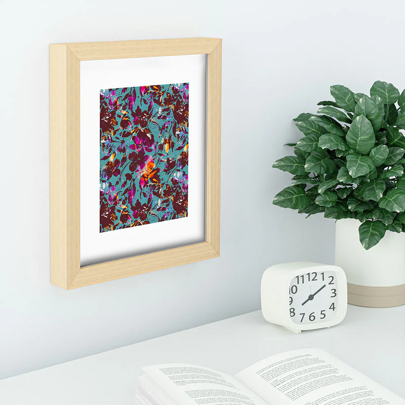 Marta Barragan Camarasa Bold Floral Expression Recessed Framing Rectangle - Image 6