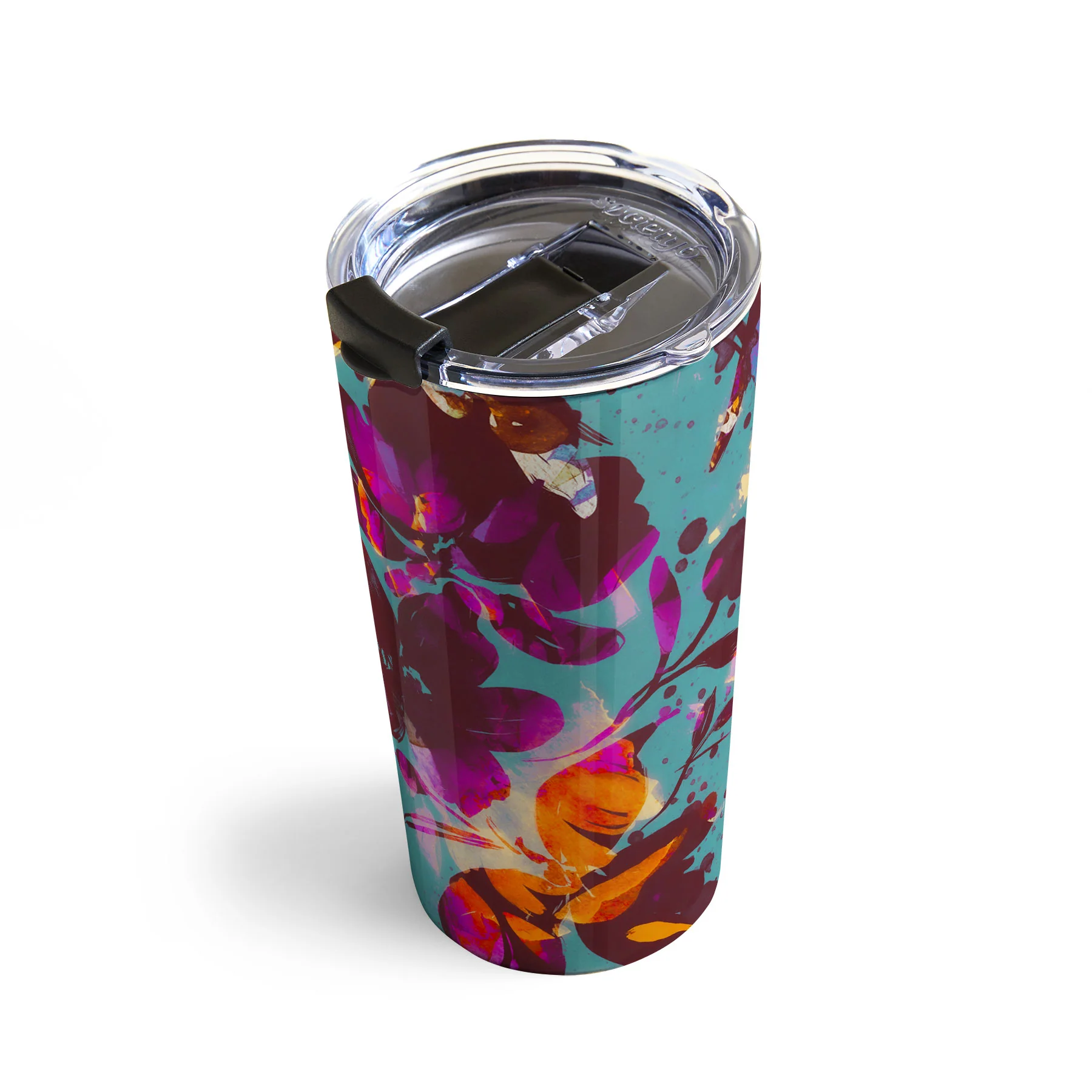 Marta Barragan Camarasa Bold Floral Expression Travel Mug - Image 4