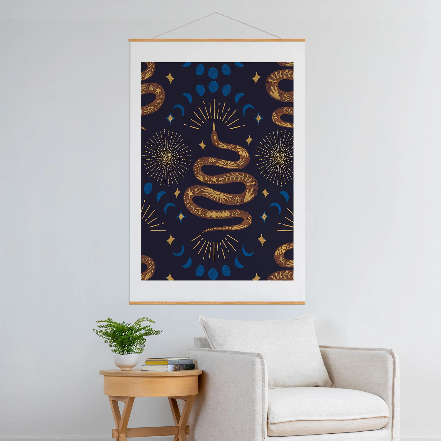 Marta Barragan Camarasa Celestial Serpent Charm Art Print - Image 54