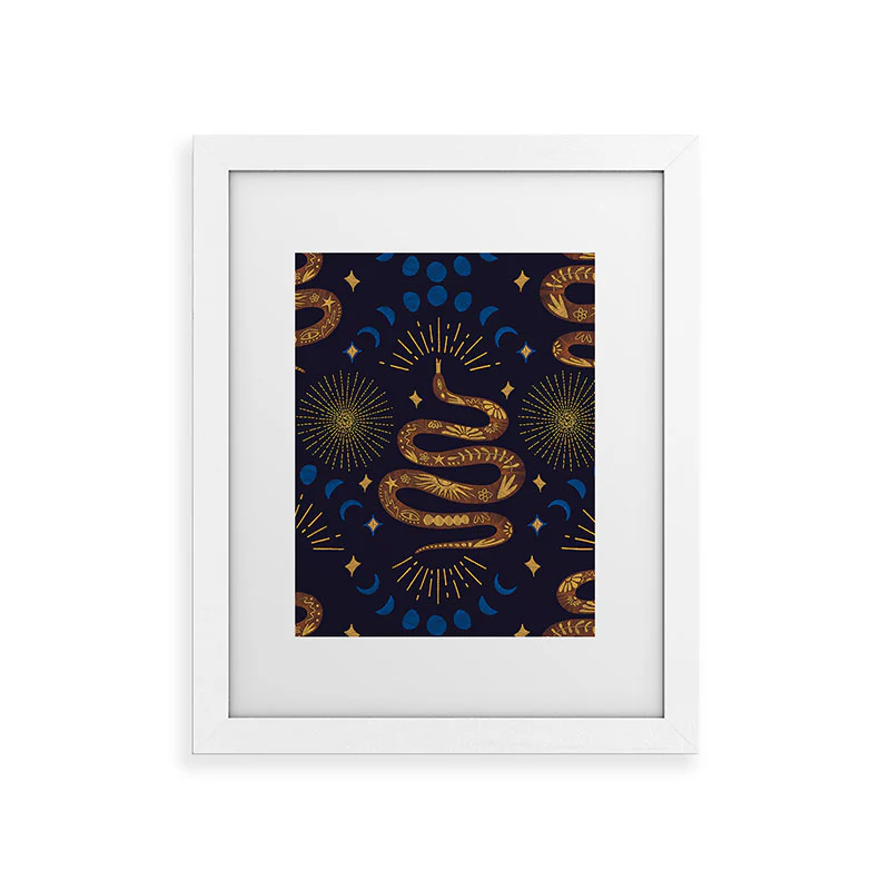 Marta Barragan Camarasa Celestial Serpent Charm Framed Art Print - Image 19