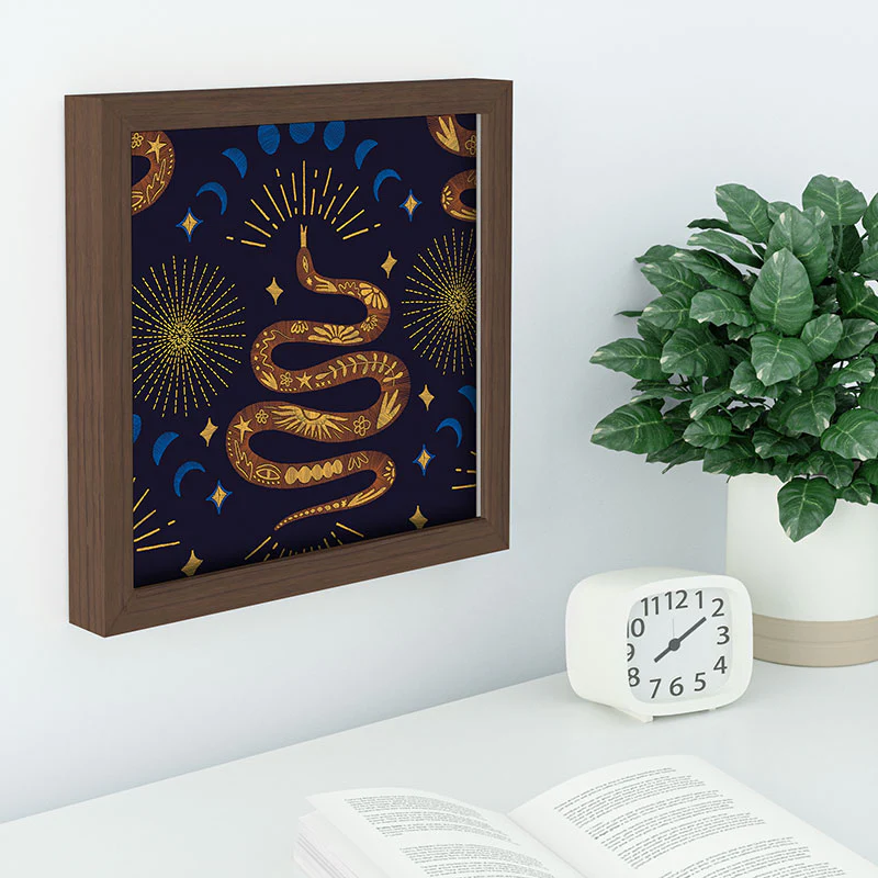 Marta Barragan Camarasa Celestial Serpent Charm Recessed Framing Square - Image 8