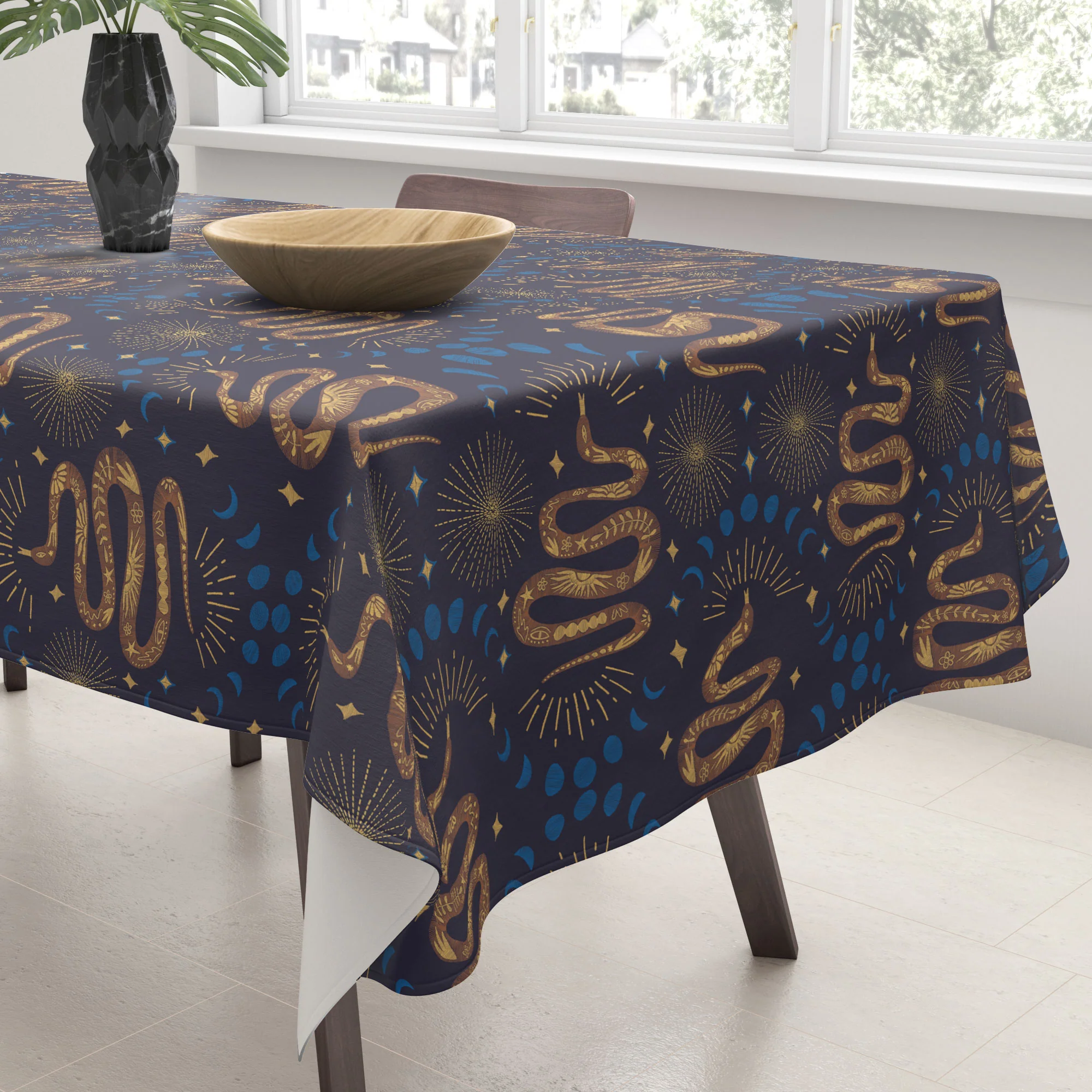 Marta Barragan Camarasa Celestial Serpent Charm Tablecloth - Image 3