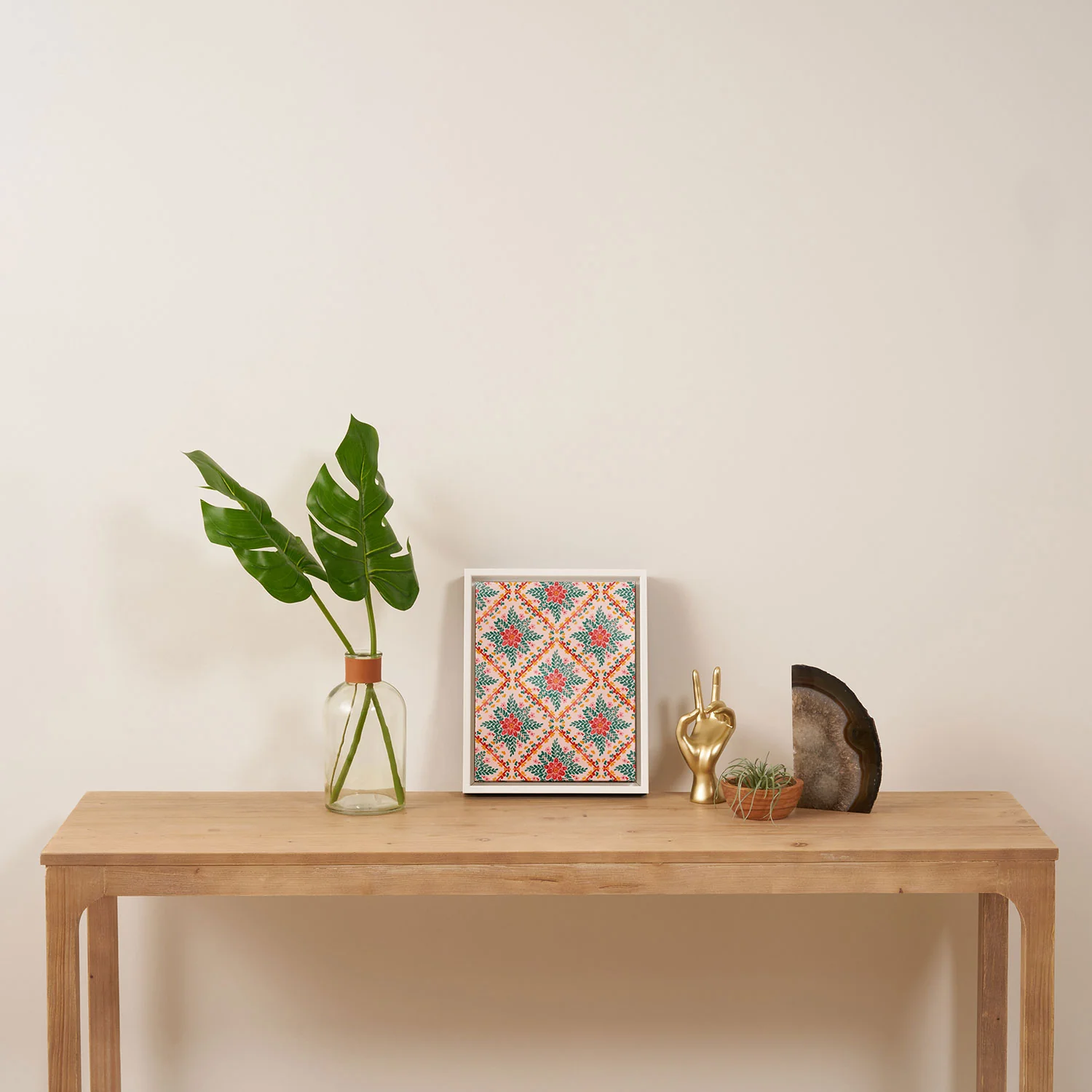 Marta Barragan Camarasa Chic Floral Geometry Art Canvas - Image 19