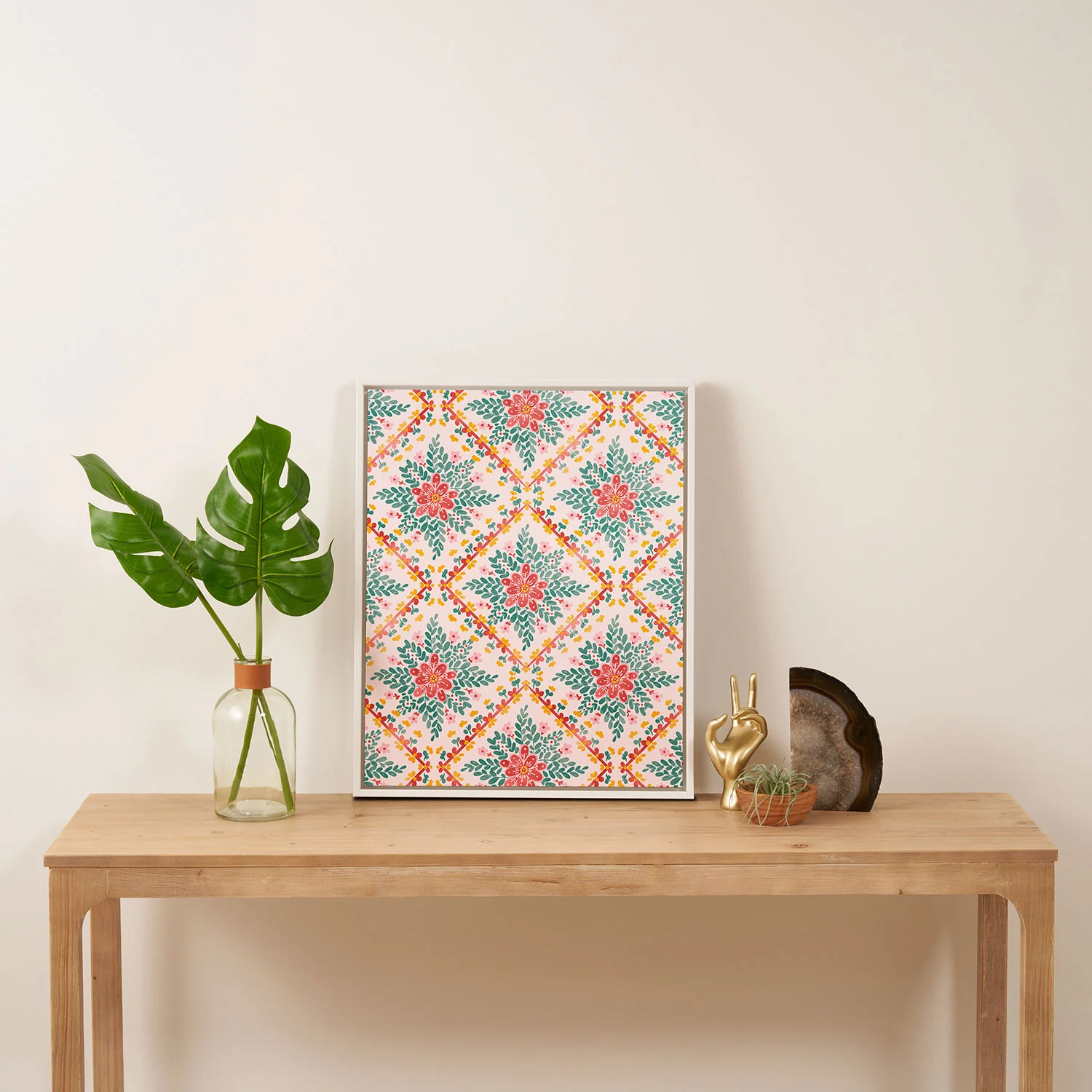 Marta Barragan Camarasa Chic Floral Geometry Art Canvas - Image 20