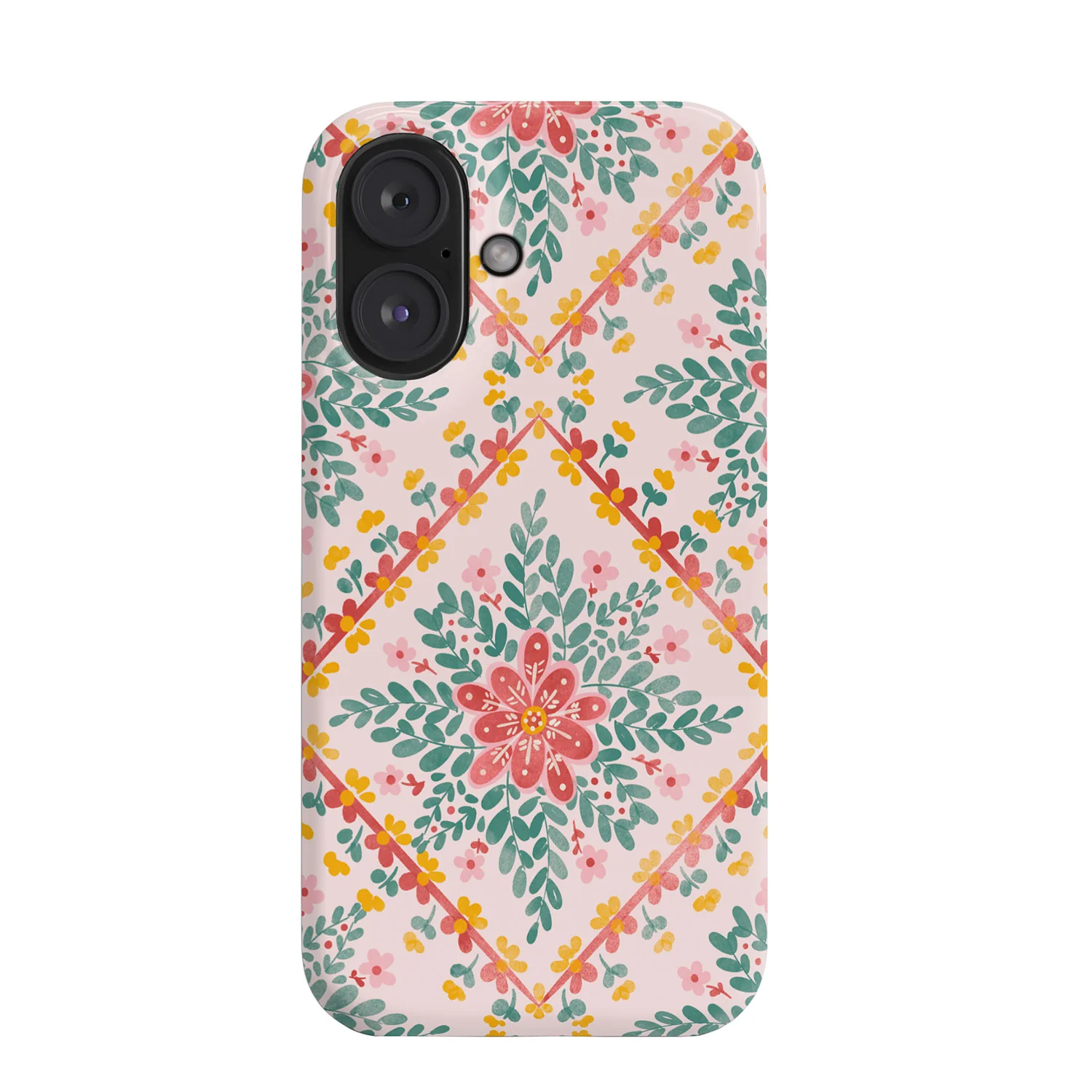 Marta Barragan Camarasa Chic Floral Geometry Phone Case - Image 55