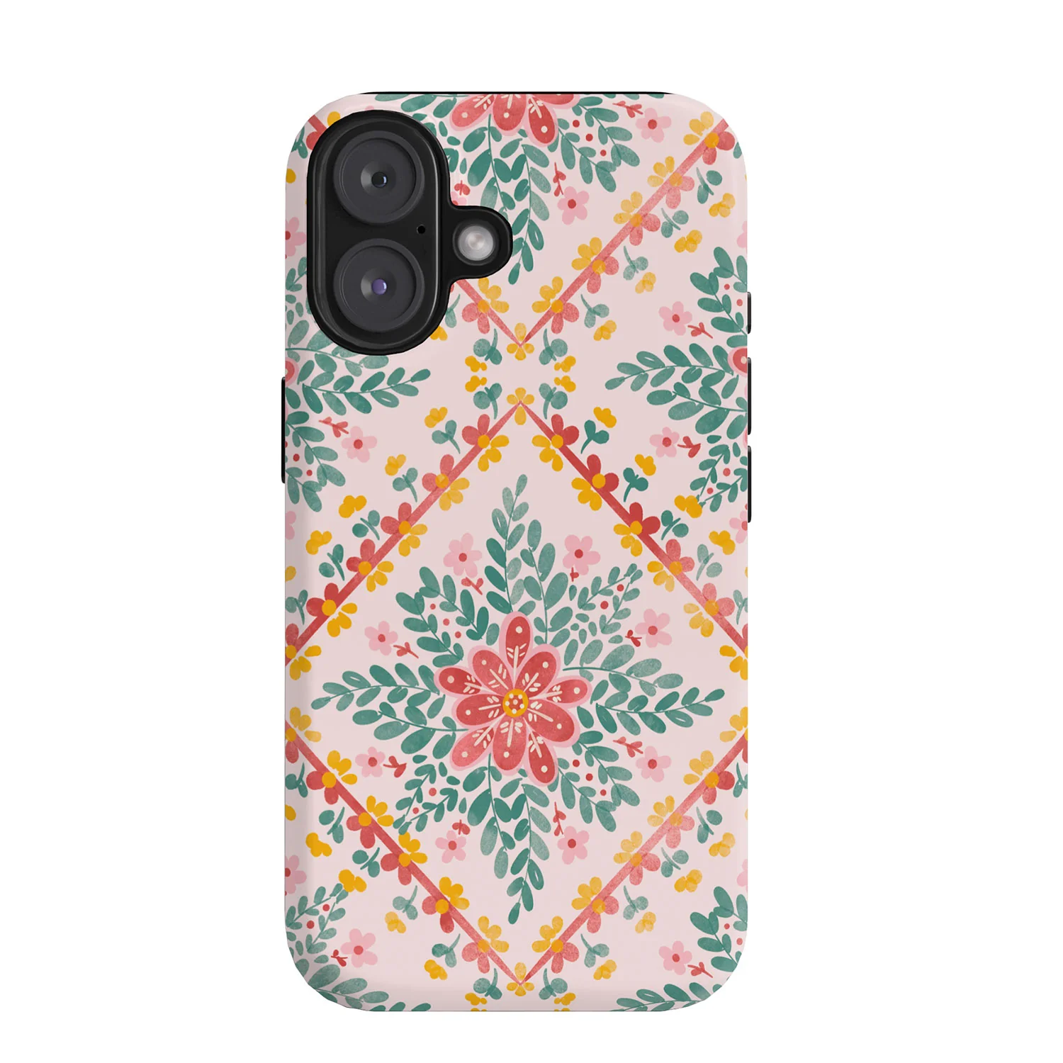 Marta Barragan Camarasa Chic Floral Geometry Phone Case - Image 59