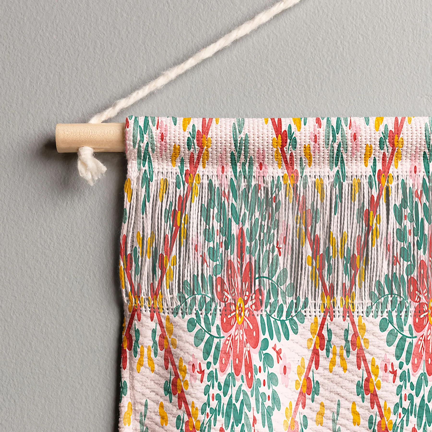 Marta Barragan Camarasa Chic Floral Geometry Wall Hanging Portrait - Image 5