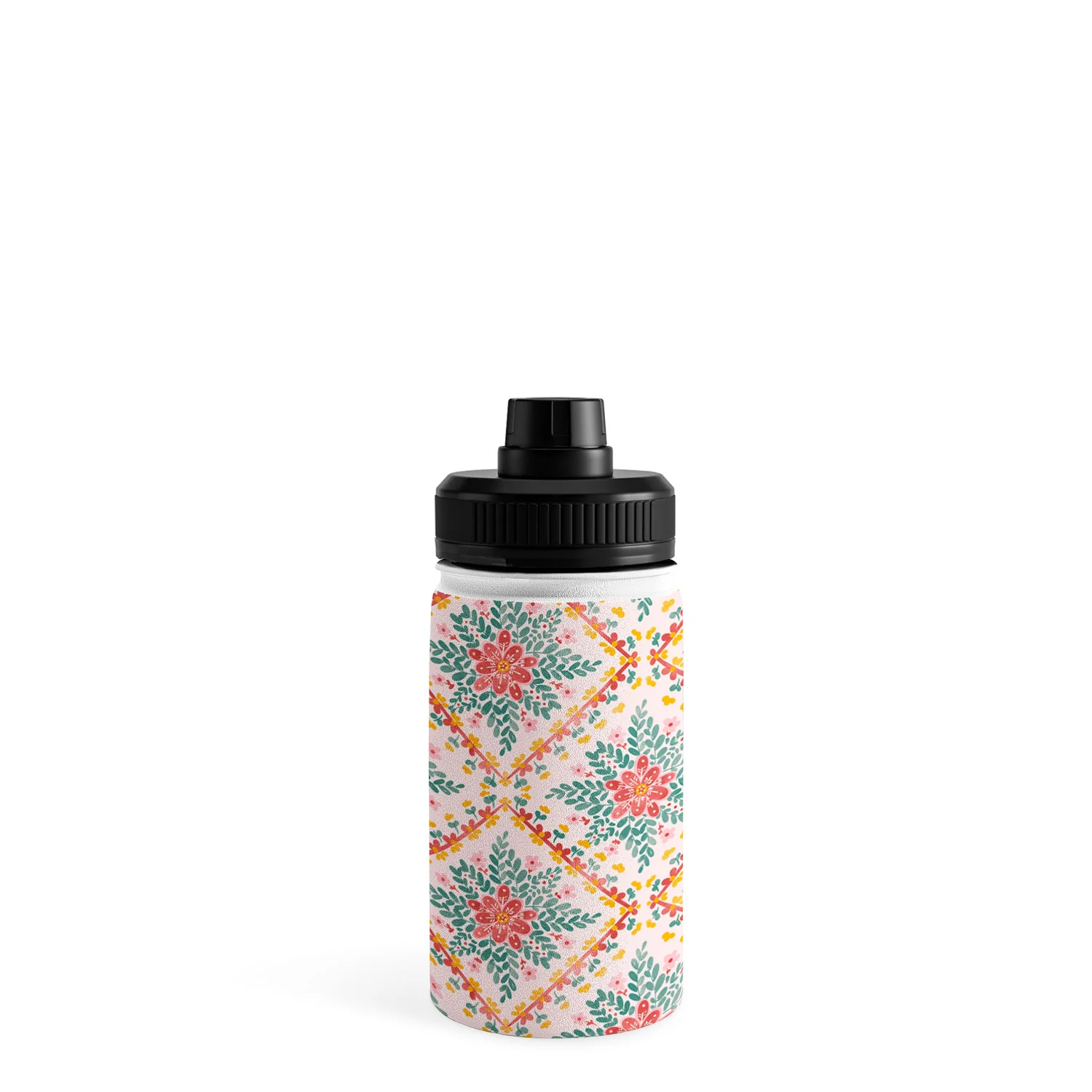 Marta Barragan Camarasa Chic Floral Geometry Water Bottle - Image 2