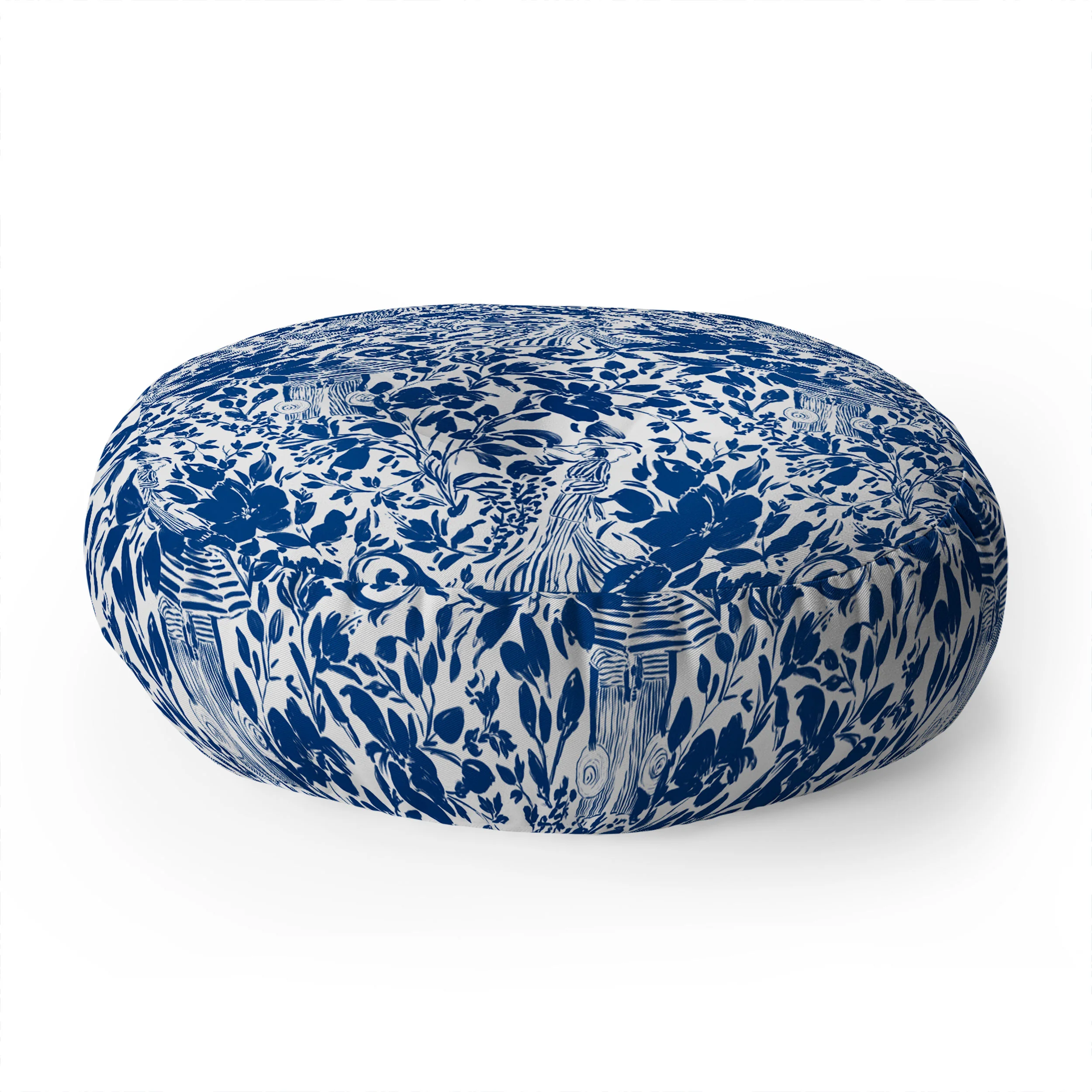 Marta Barragan Camarasa Chic Garden Walk Floor Pillow Round