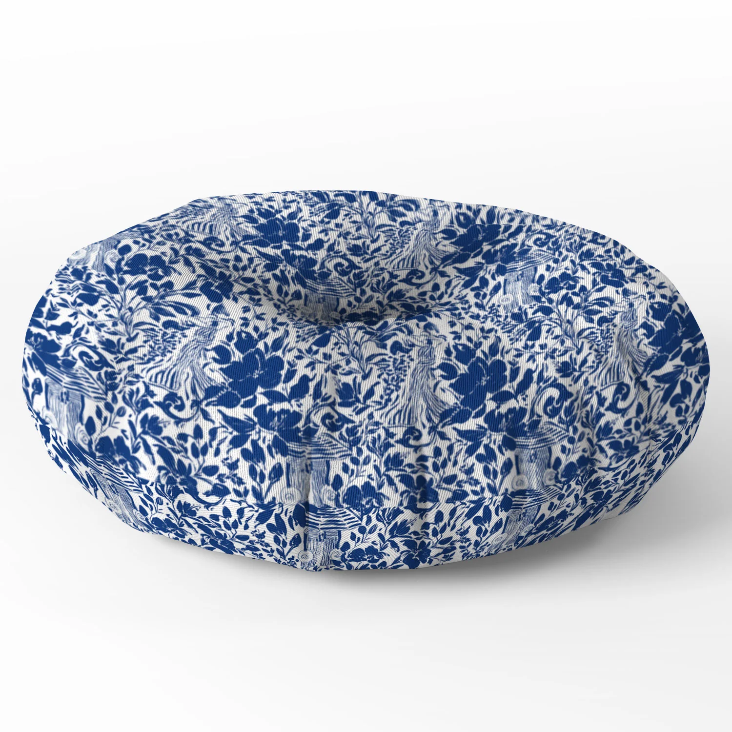 Marta Barragan Camarasa Chic Garden Walk Floor Pillow Round - Image 3