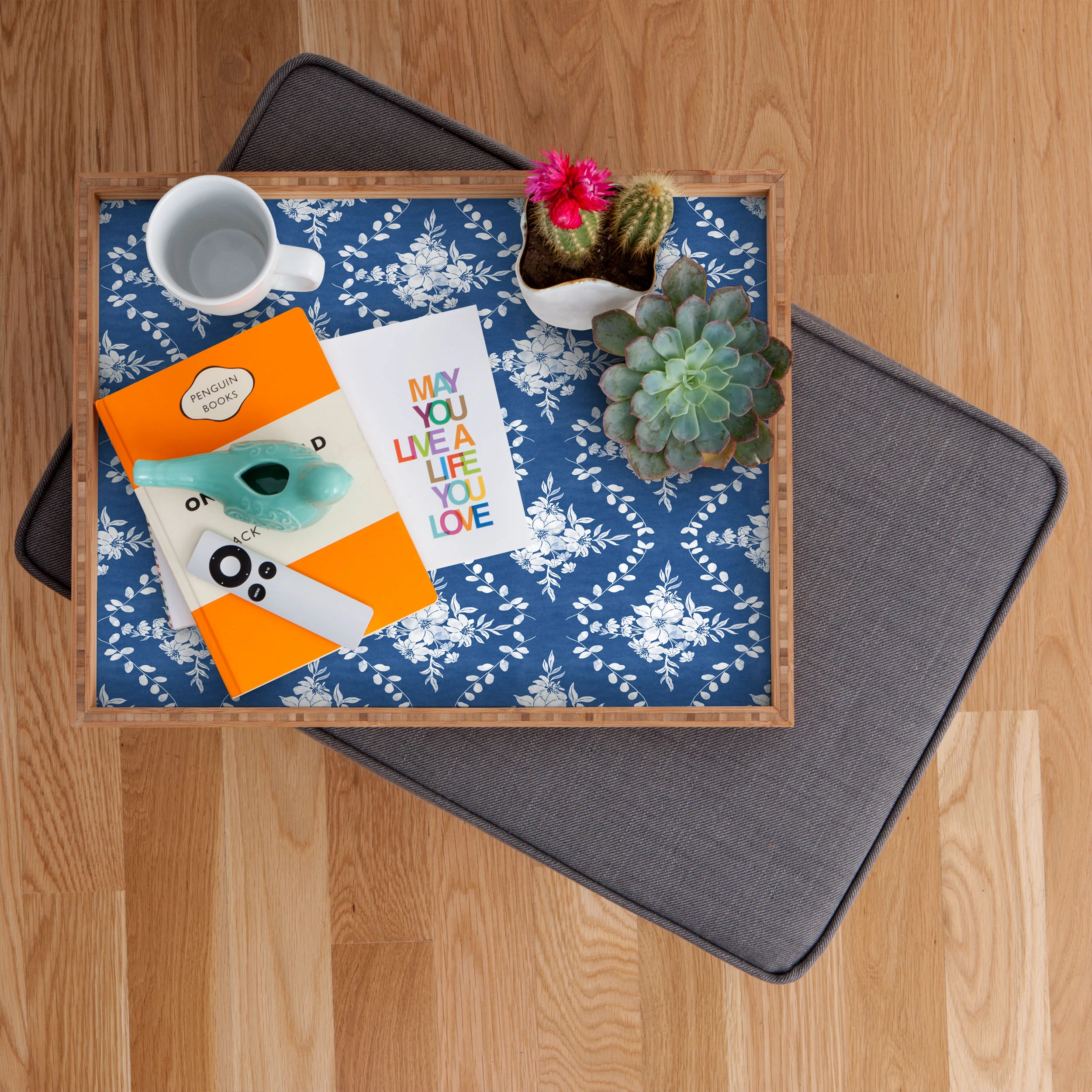 Marta Barragan Camarasa Chic Garden Whisper Rectangular Tray - Image 2