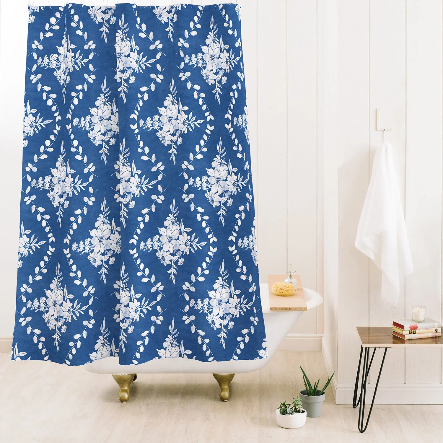 Marta Barragan Camarasa Chic Garden Whisper Shower Curtain - Image 2