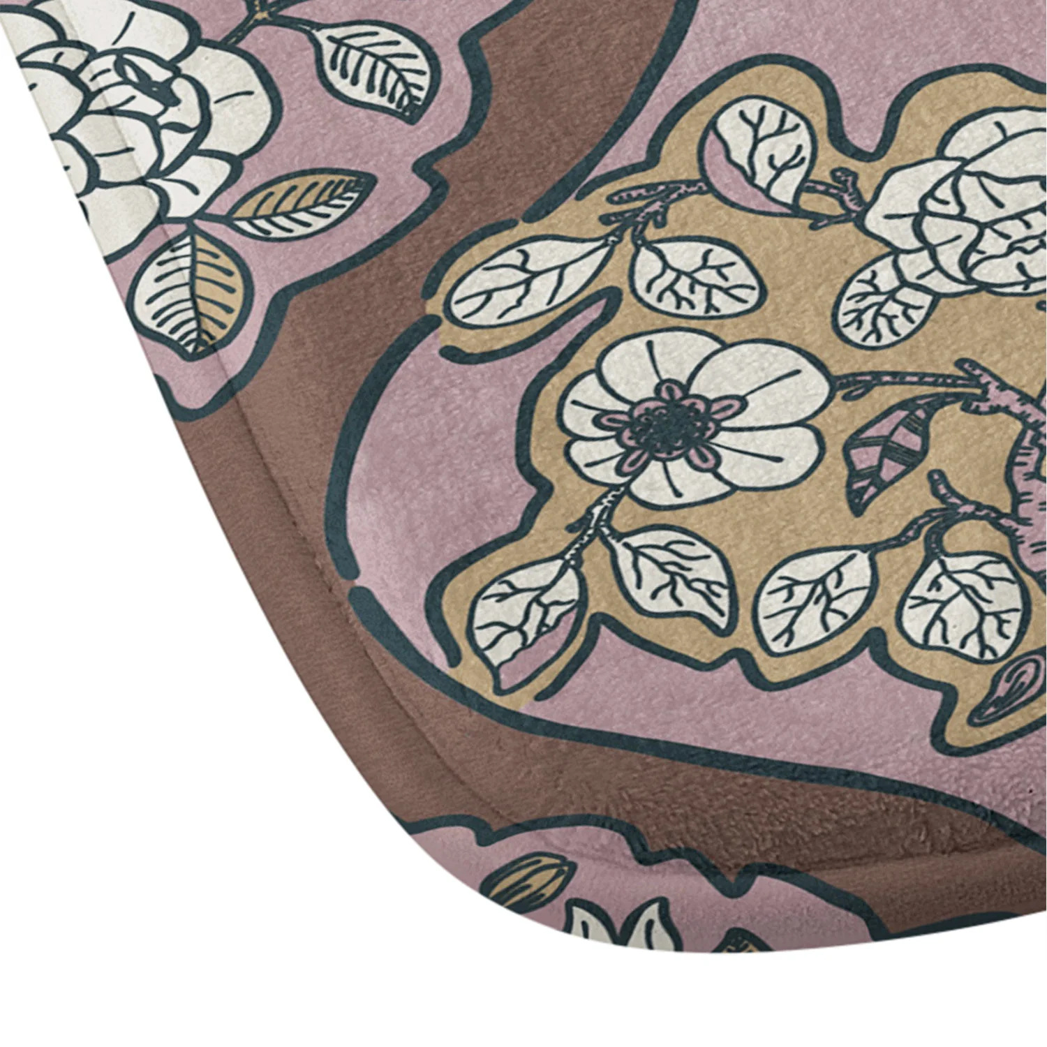 Marta Barragan Camarasa Classic Floral Arrangement Memory Foam Bath Mat - Image 3