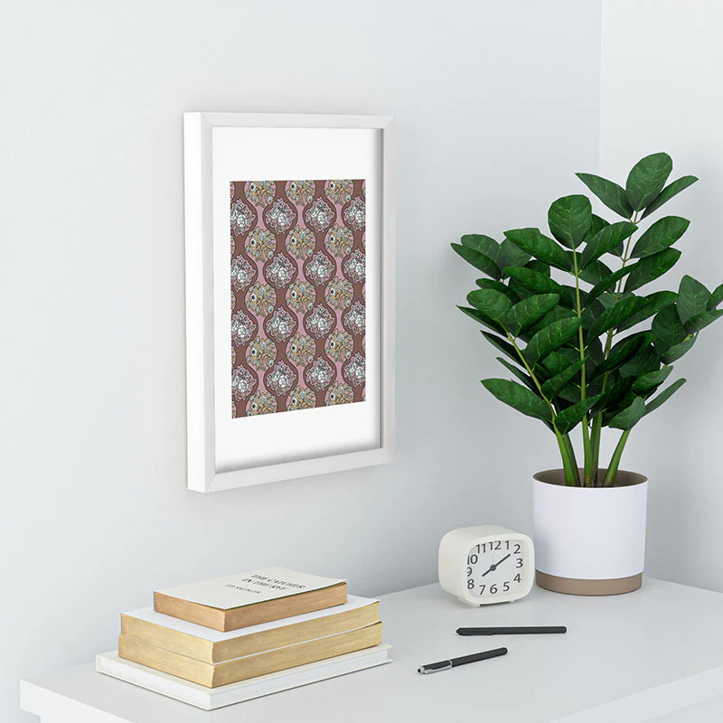 Marta Barragan Camarasa Classic Floral Arrangement Recessed Framing Rectangle - Image 12