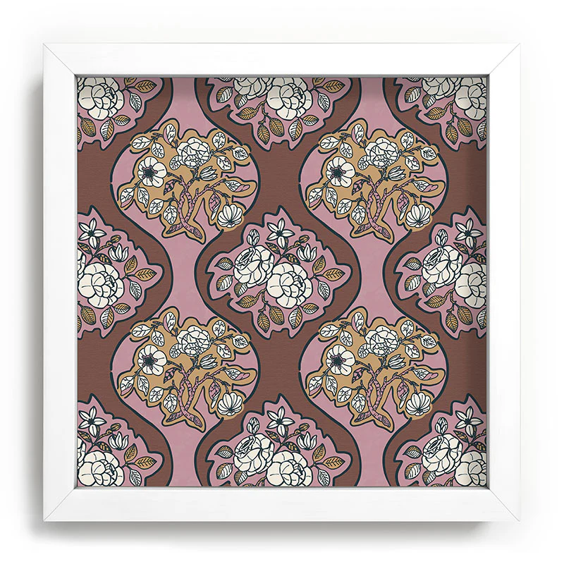 Marta Barragan Camarasa Classic Floral Arrangement Recessed Framing Square - Image 3
