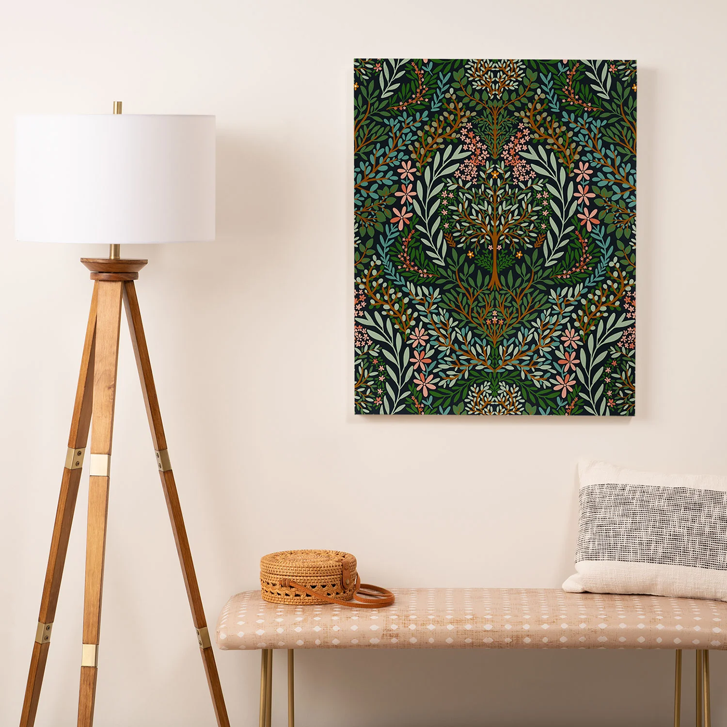 Marta Barragan Camarasa Enchanted Woodland Oasis Art Canvas - Image 4