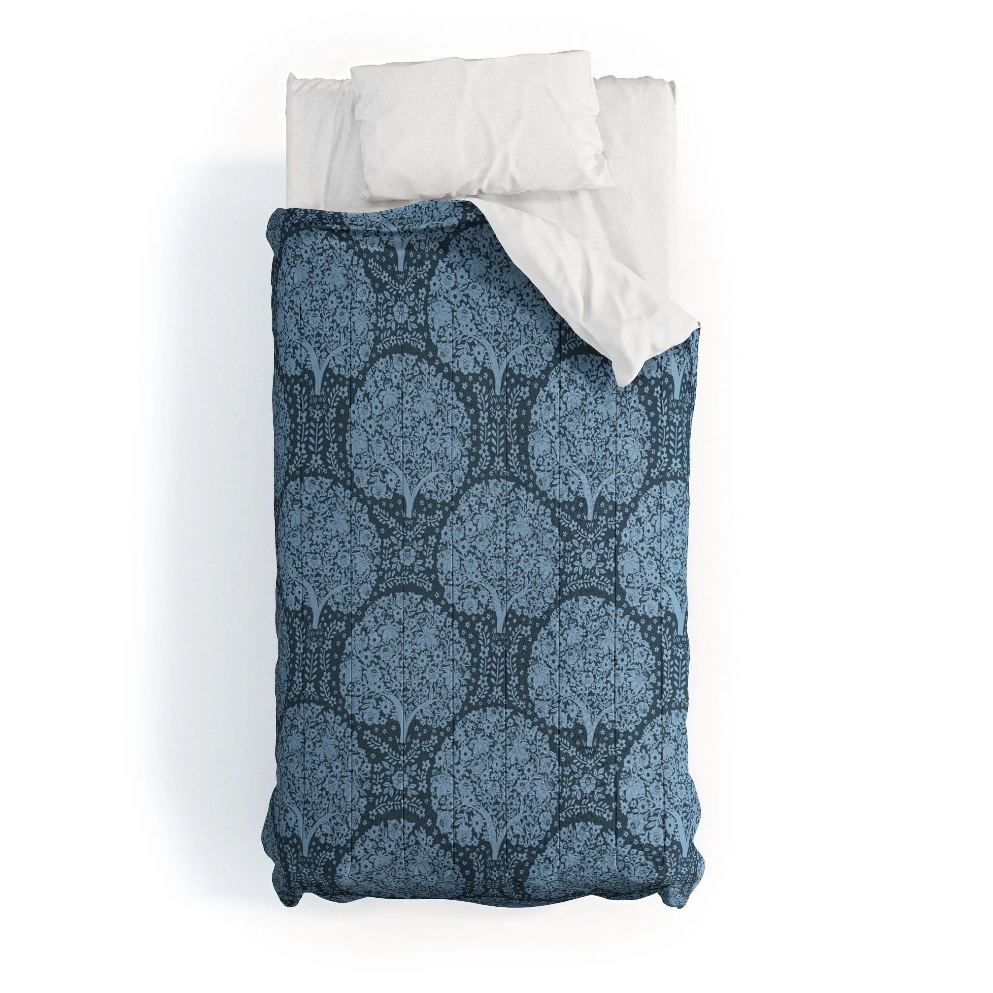 Marta Barragan Camarasa Flowering Trees Forest B Comforter - Image 4