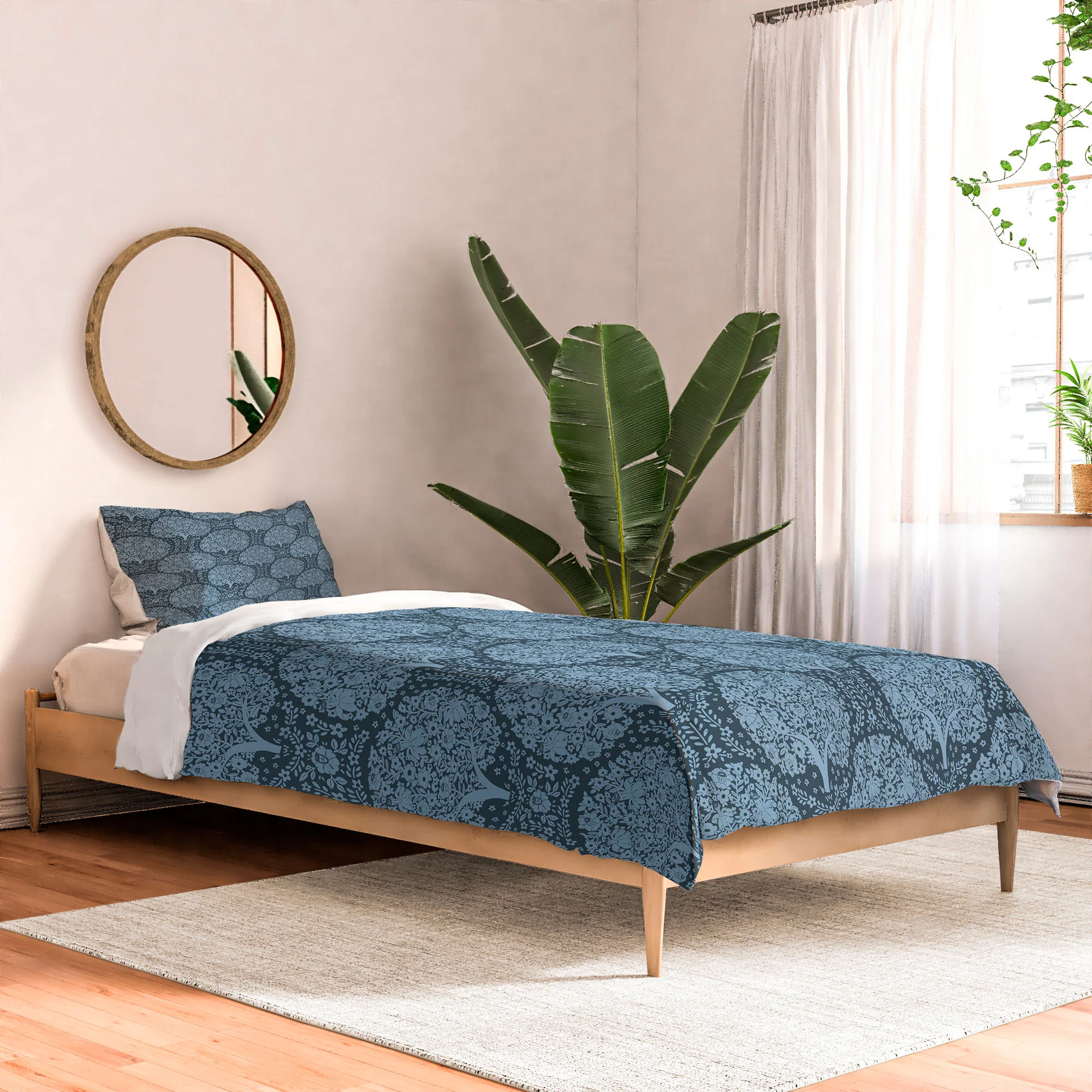 Marta Barragan Camarasa Flowering Trees Forest B Comforter - Image 8