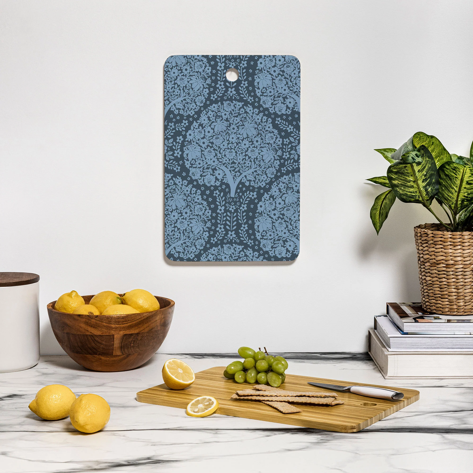 Marta Barragan Camarasa Flowering Trees Forest B Cutting Board Rectangle - Image 3