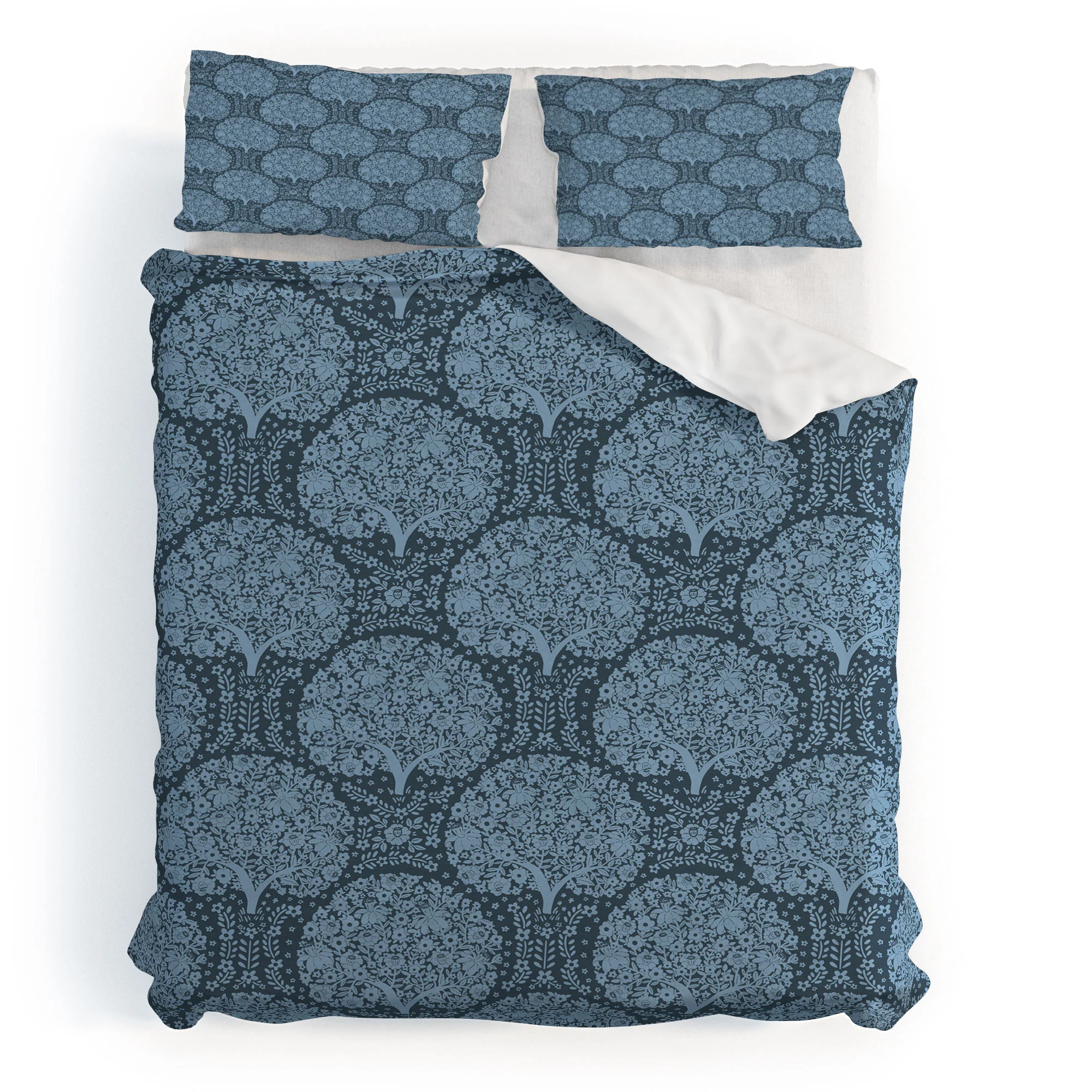 Marta Barragan Camarasa Flowering Trees Forest B Duvet Cover - Image 37