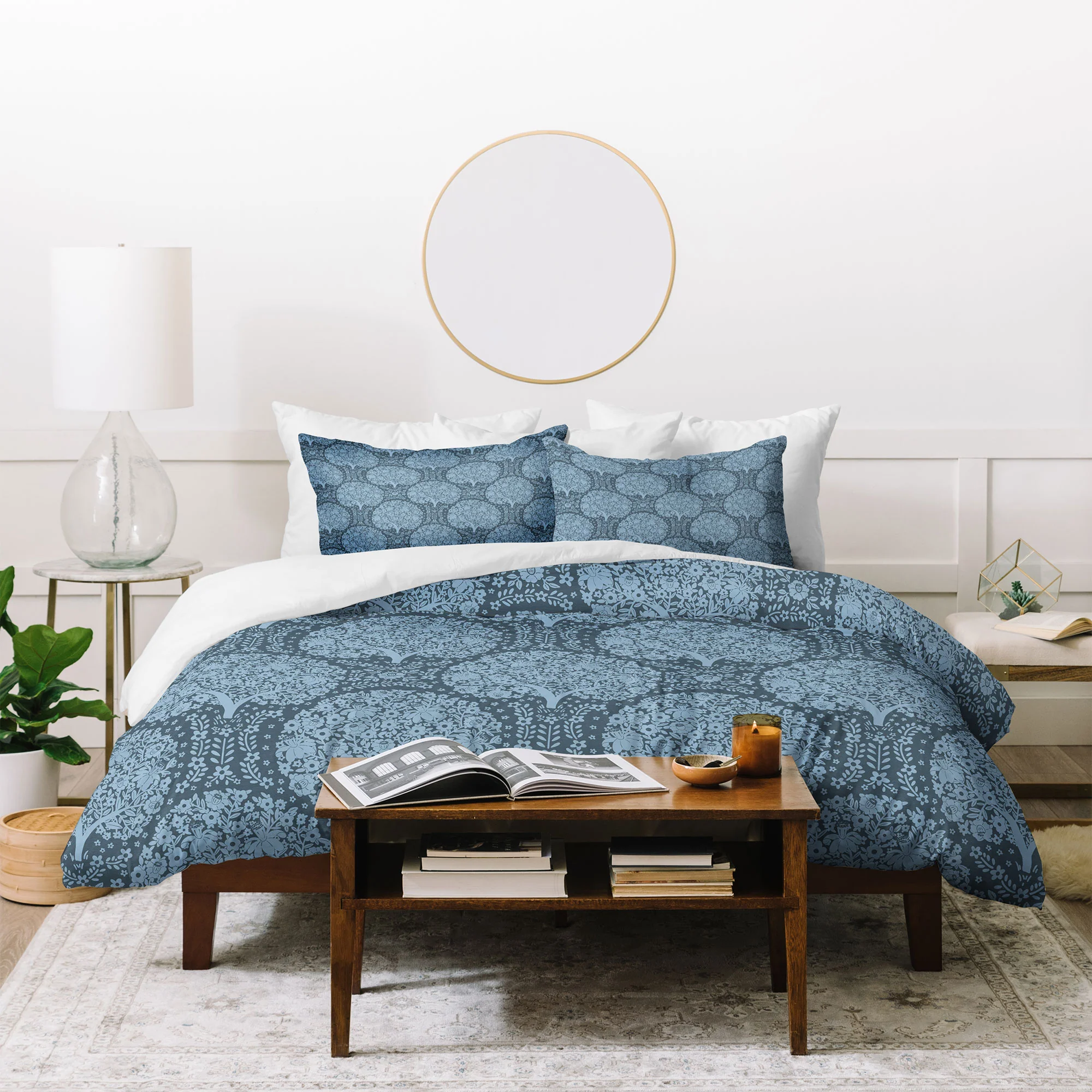 Marta Barragan Camarasa Flowering Trees Forest B Duvet Cover - Image 60