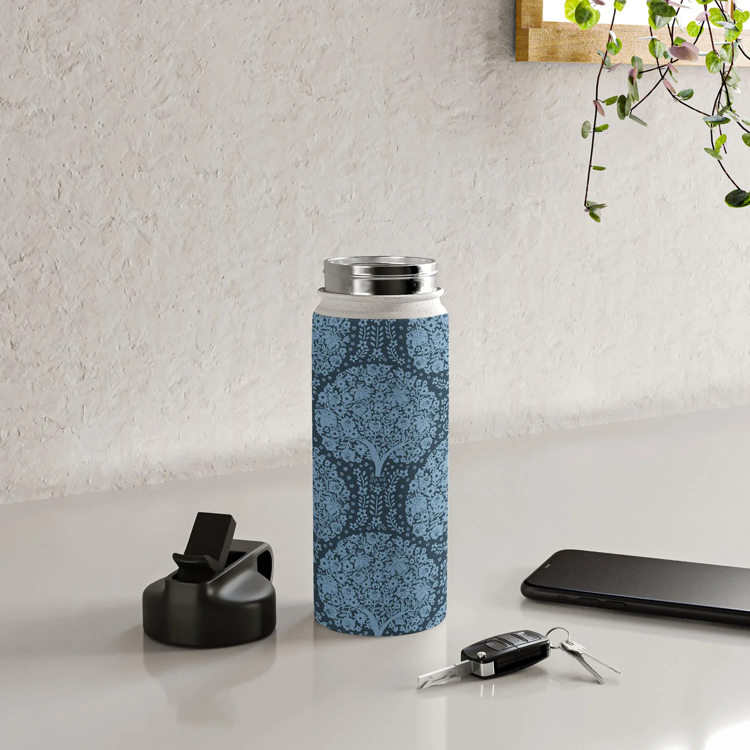 Marta Barragan Camarasa Flowering Trees Forest B Water Bottle - Image 20