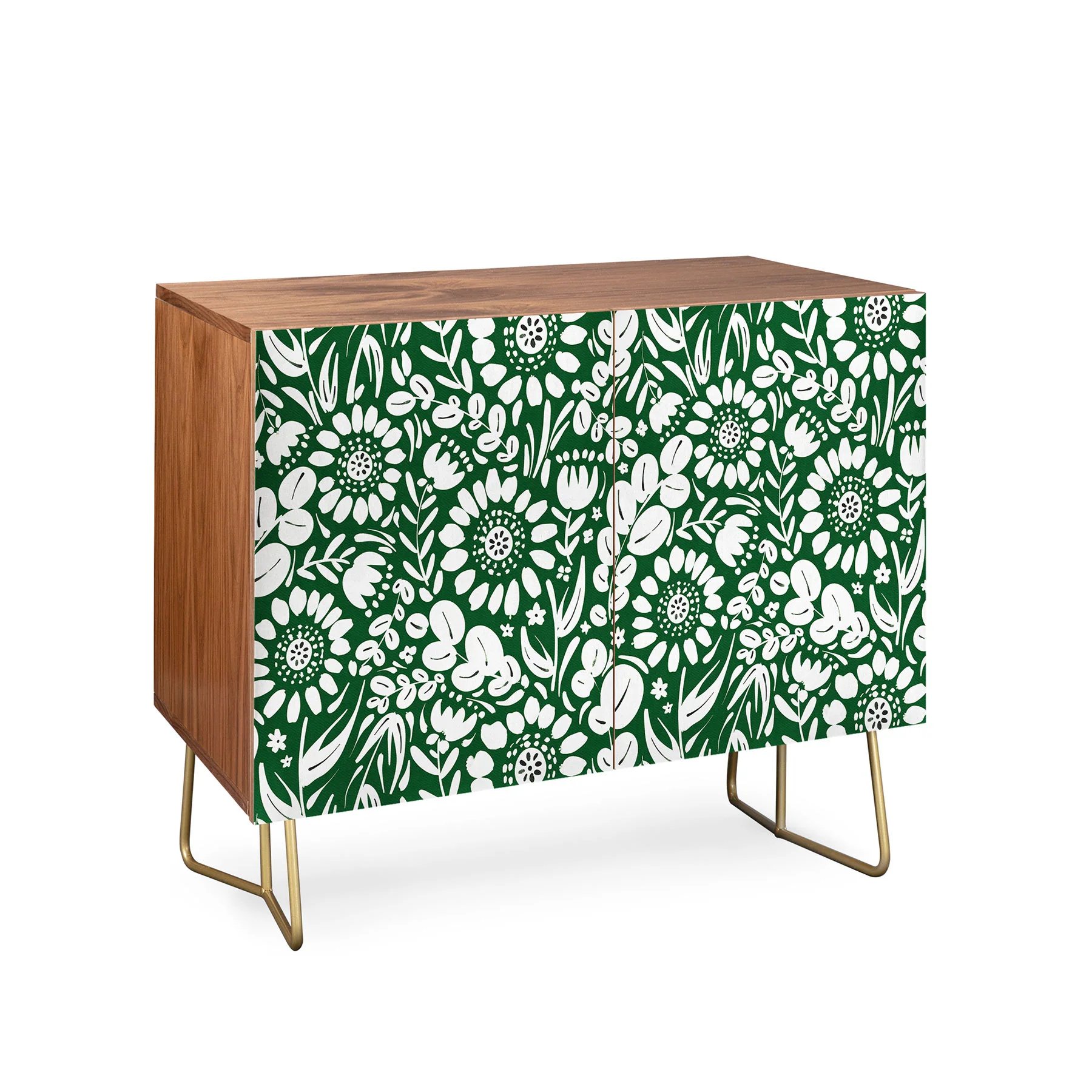 Marta Barragan Camarasa Green Jungle Bloom Fusion Credenza - Image 2