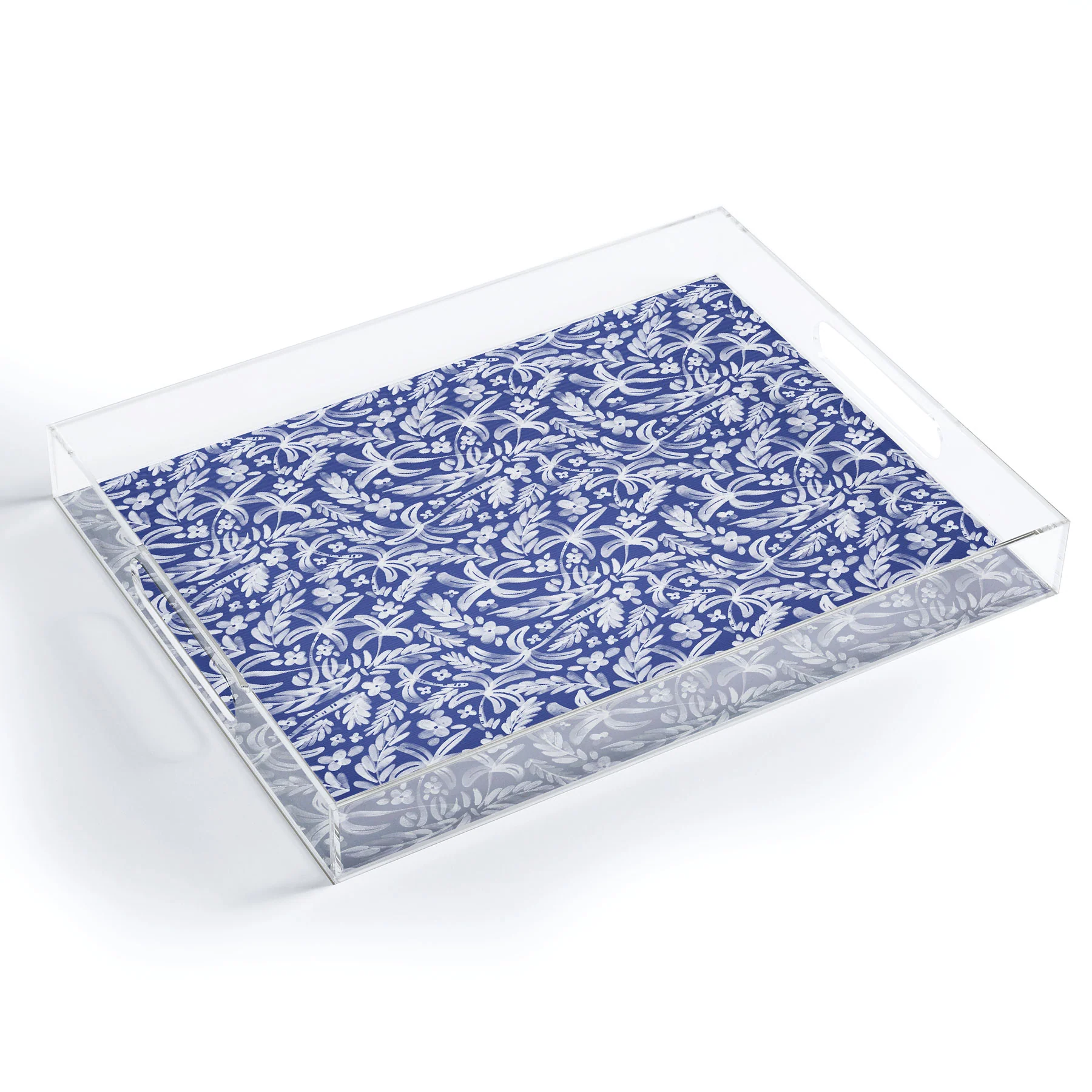 Marta Barragan Camarasa Indigo Tropical Oasis Acrylic Tray - Image 2