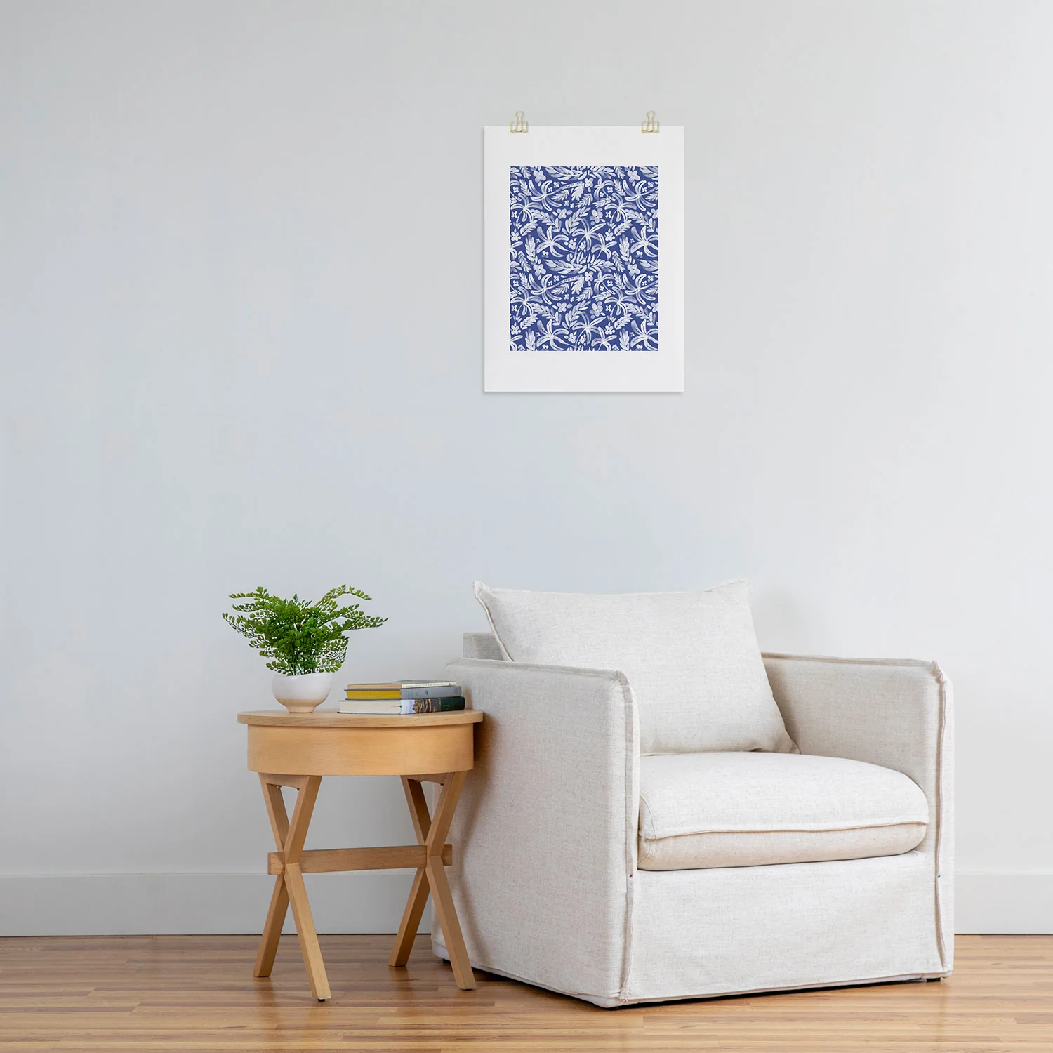 Marta Barragan Camarasa Indigo Tropical Oasis Art Print - Image 12