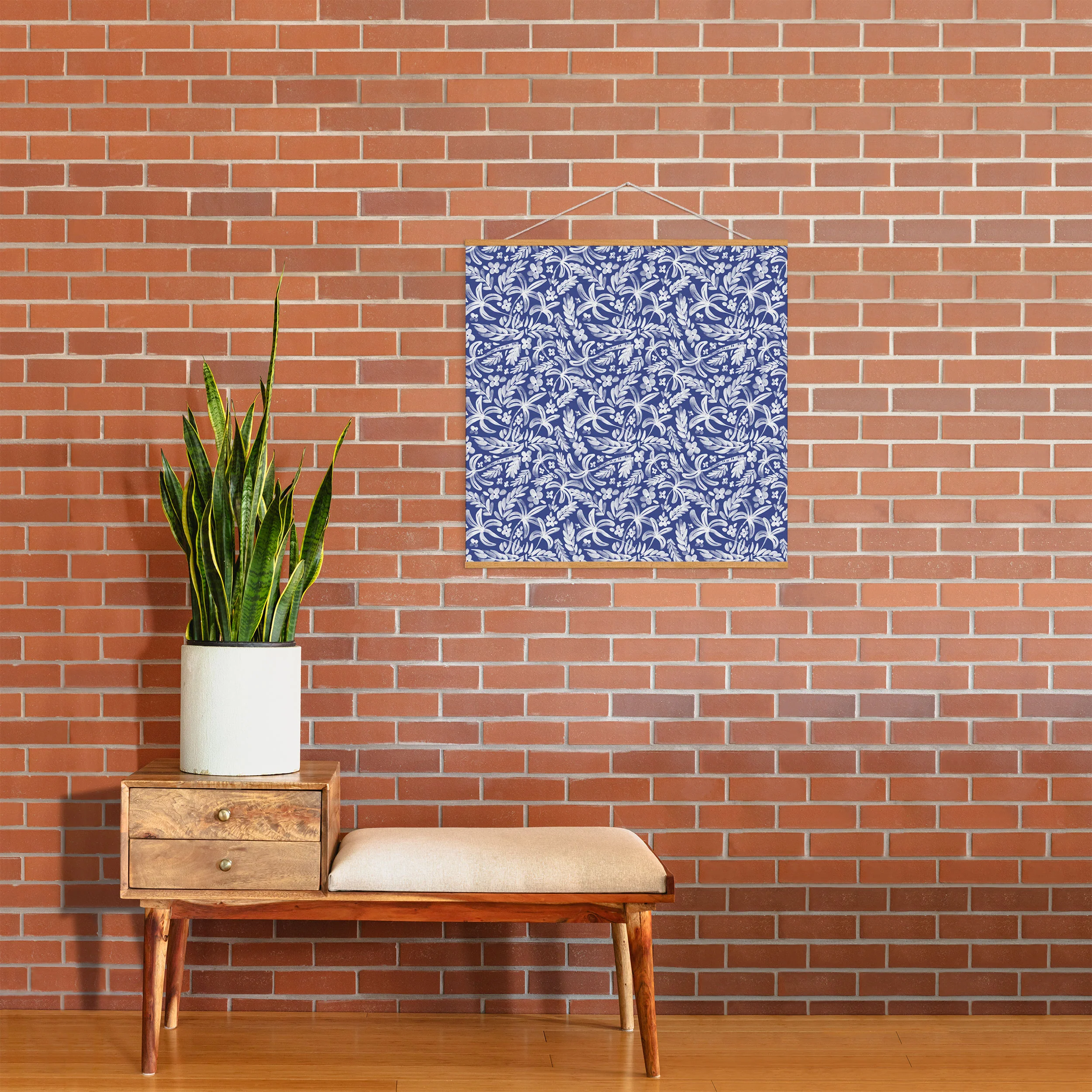 Marta Barragan Camarasa Indigo Tropical Oasis Art Print - Image 47