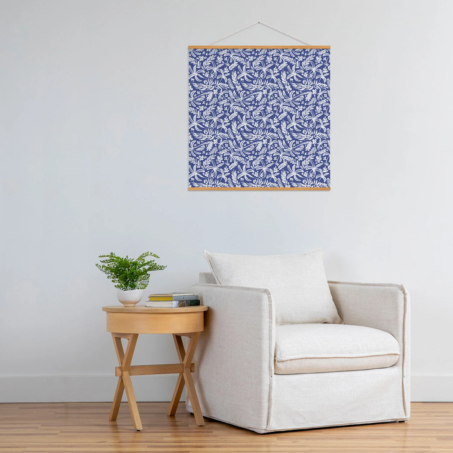 Marta Barragan Camarasa Indigo Tropical Oasis Art Print - Image 48