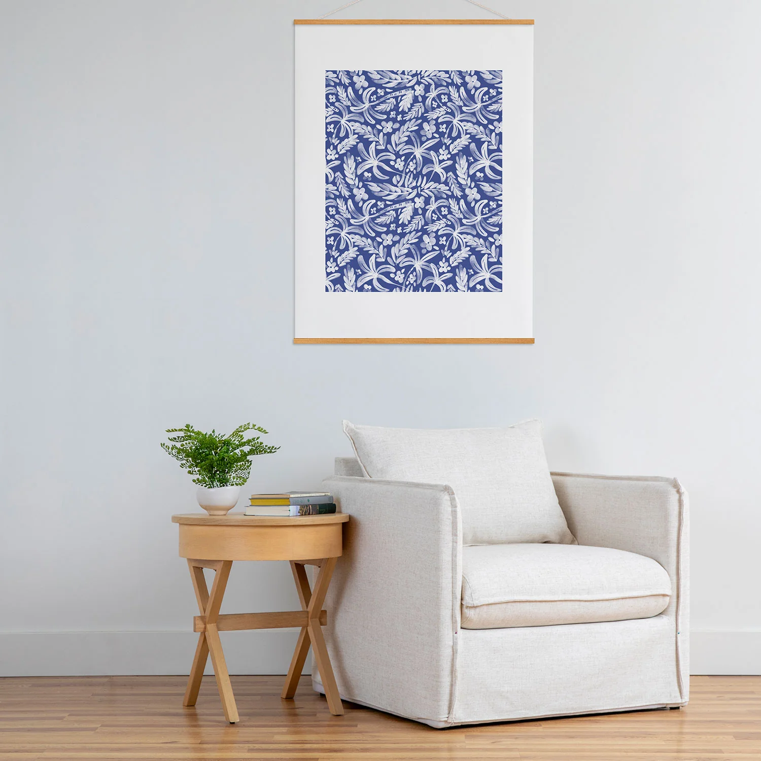 Marta Barragan Camarasa Indigo Tropical Oasis Art Print - Image 51