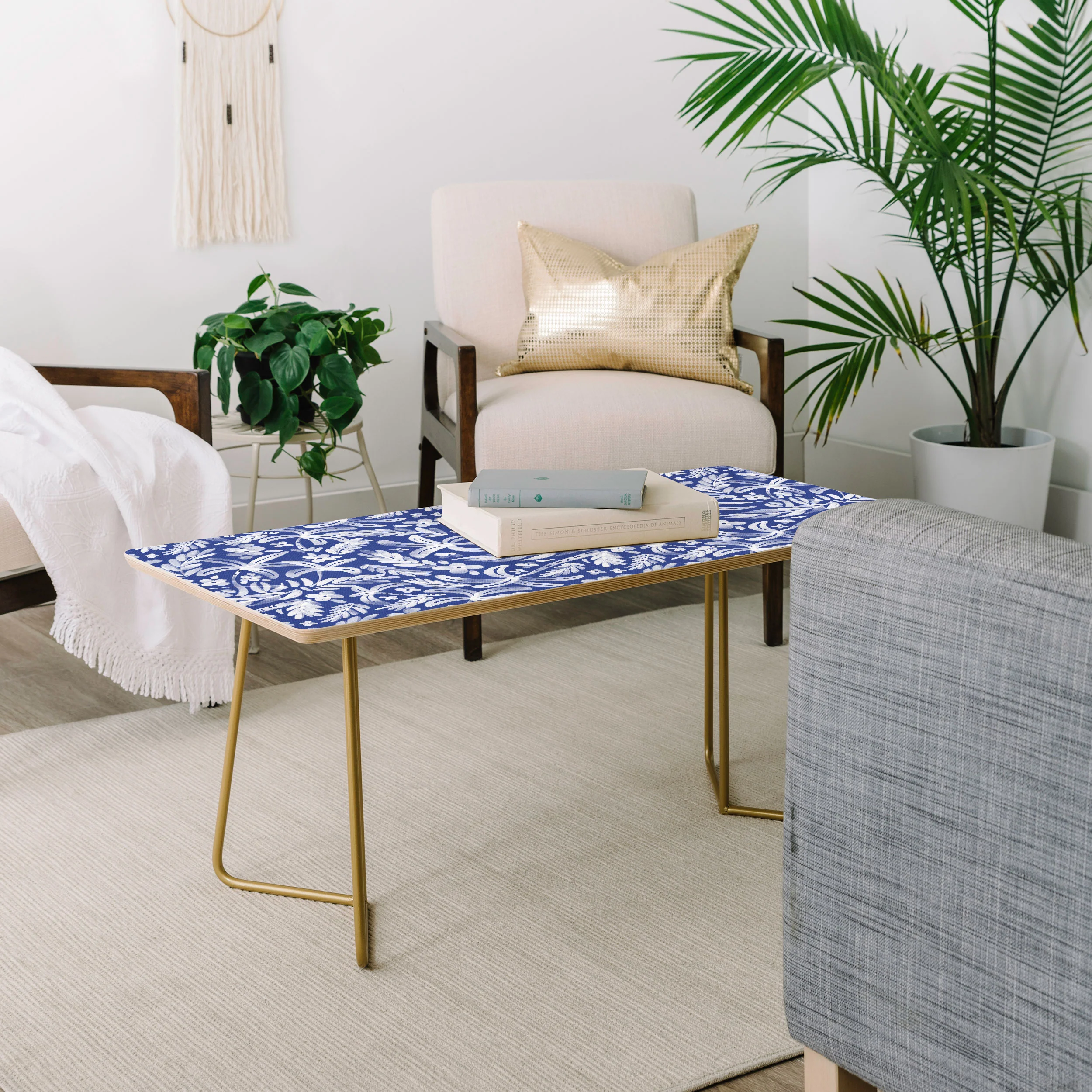 Marta Barragan Camarasa Indigo Tropical Oasis Coffee Table - Image 7