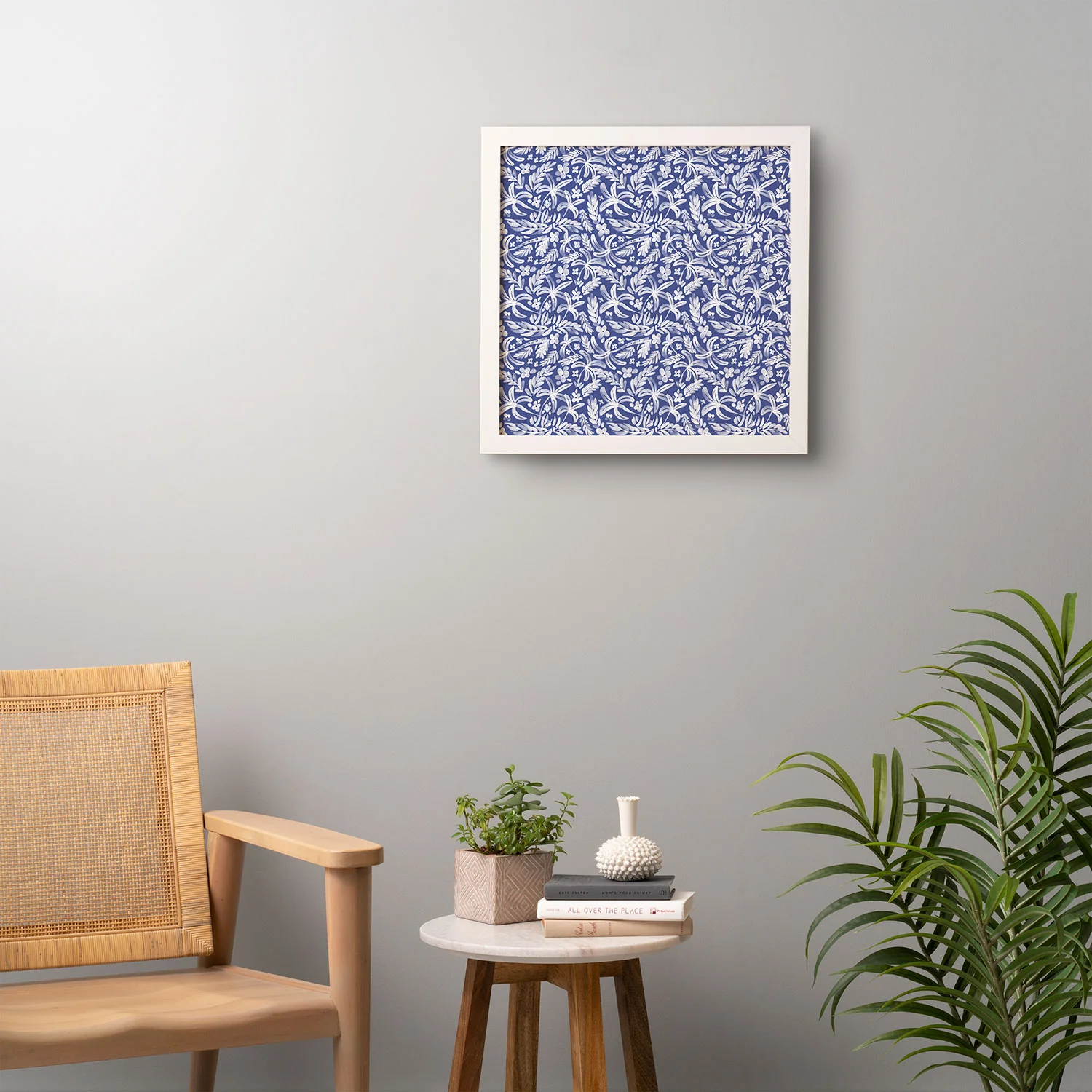 Marta Barragan Camarasa Indigo Tropical Oasis Framed Wall Art - Image 16