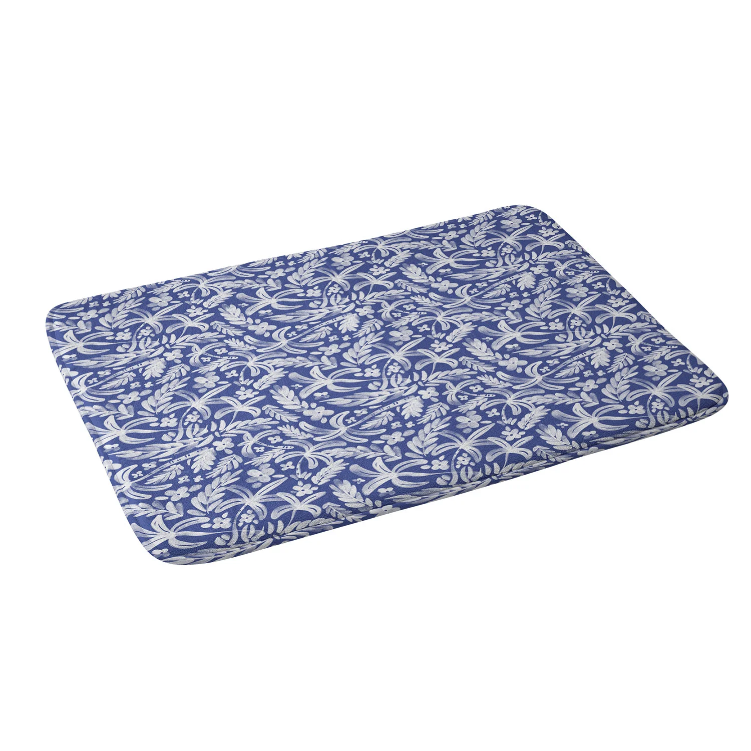 Marta Barragan Camarasa Indigo Tropical Oasis Memory Foam Bath Mat - Image 2