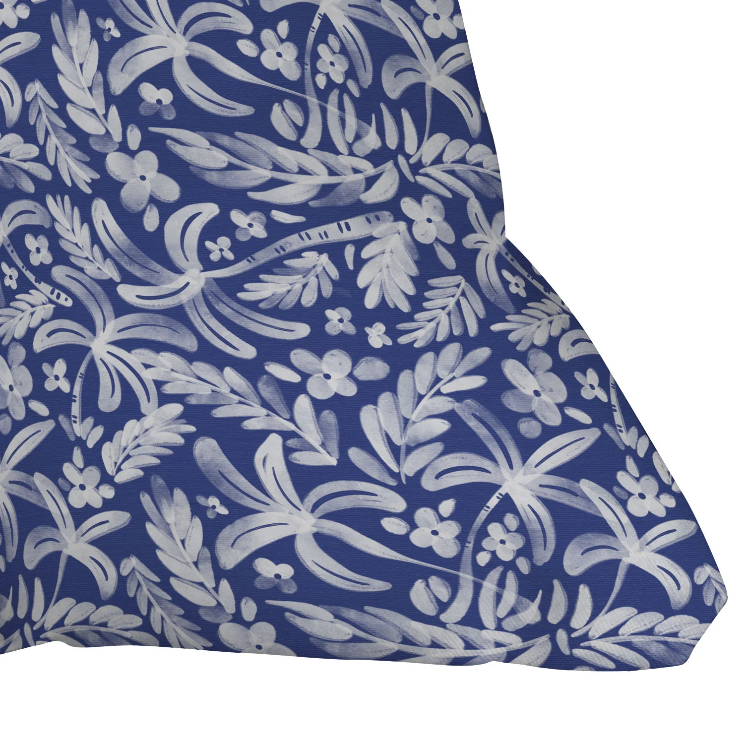 Marta Barragan Camarasa Indigo Tropical Oasis Outdoor Throw Pillow - Image 9