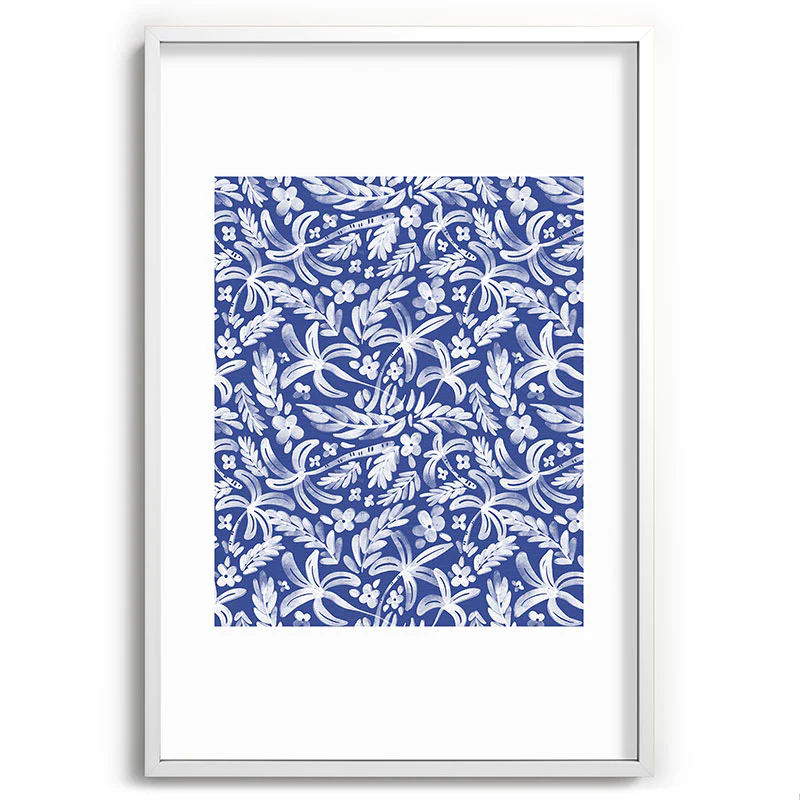 Marta Barragan Camarasa Indigo Tropical Oasis Recessed Framing Rectangle - Image 27