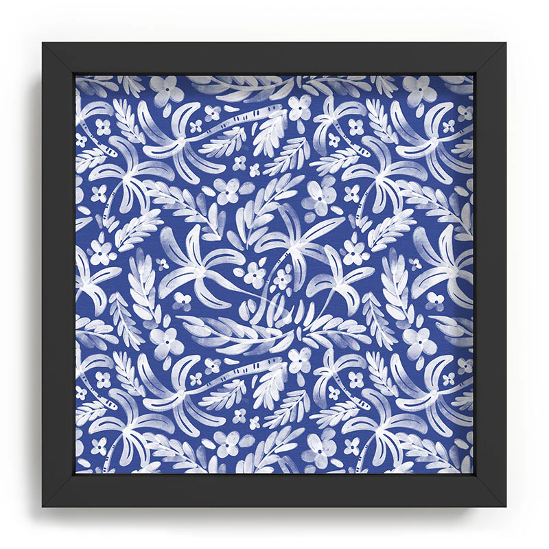 Marta Barragan Camarasa Indigo Tropical Oasis Recessed Framing Square