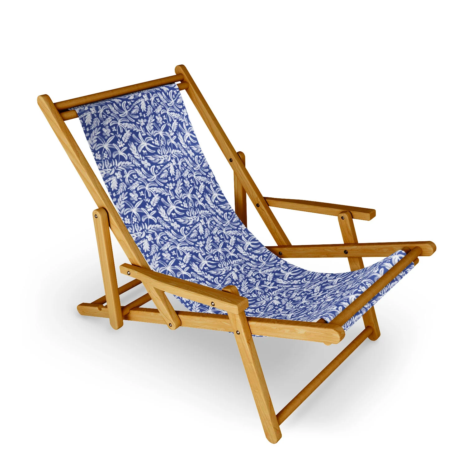Marta Barragan Camarasa Indigo Tropical Oasis Sling Chair