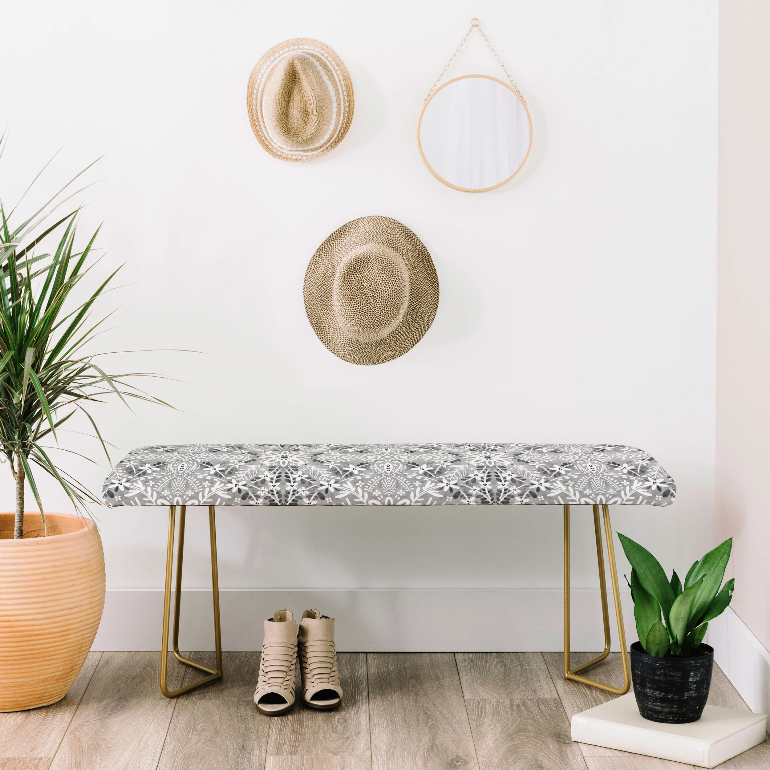 Marta Barragan Camarasa Intricate Floral Symmetry Bench - Image 7