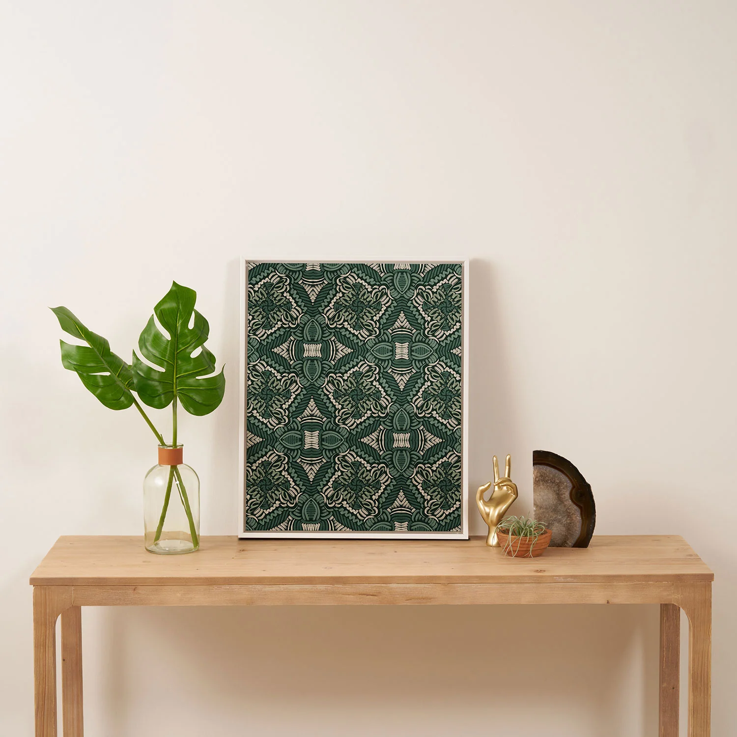 Marta Barragan Camarasa Intricate Forest Mosaic Art Canvas - Image 20