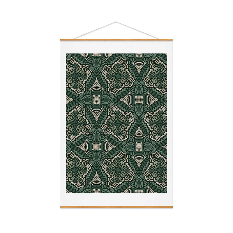 Marta Barragan Camarasa Intricate Forest Mosaic Art Print - Image 52