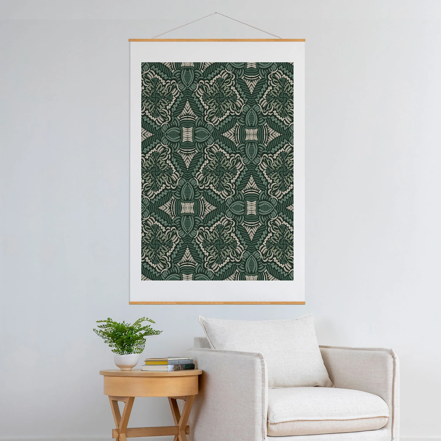 Marta Barragan Camarasa Intricate Forest Mosaic Art Print - Image 54