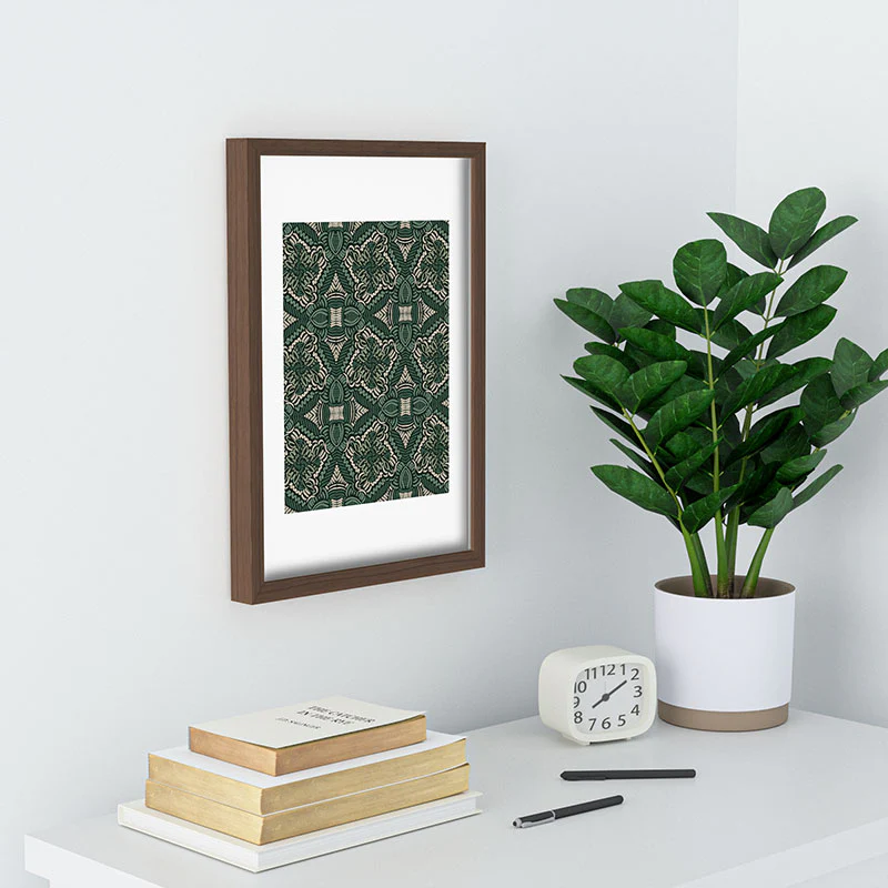 Marta Barragan Camarasa Intricate Forest Mosaic Recessed Framing Rectangle - Image 16