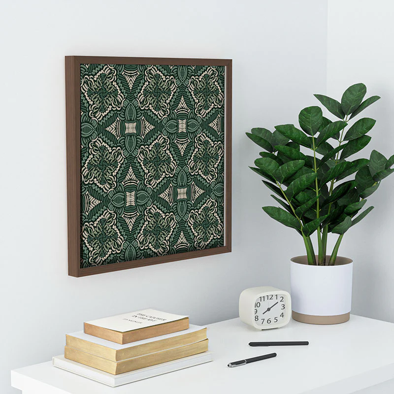 Marta Barragan Camarasa Intricate Forest Mosaic Recessed Framing Square - Image 16