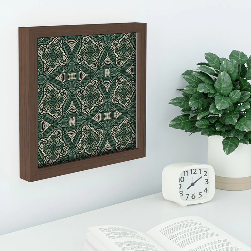 Marta Barragan Camarasa Intricate Forest Mosaic Recessed Framing Square - Image 8